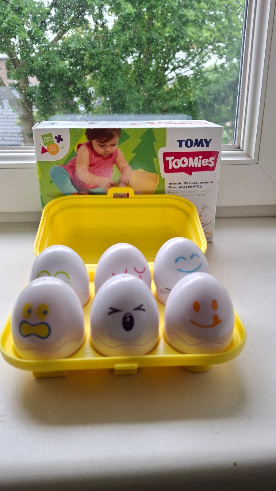 Tomy Toomies Hide & Squeak Eggs - Educatief Speelgoed, Ophalen of Verzenden