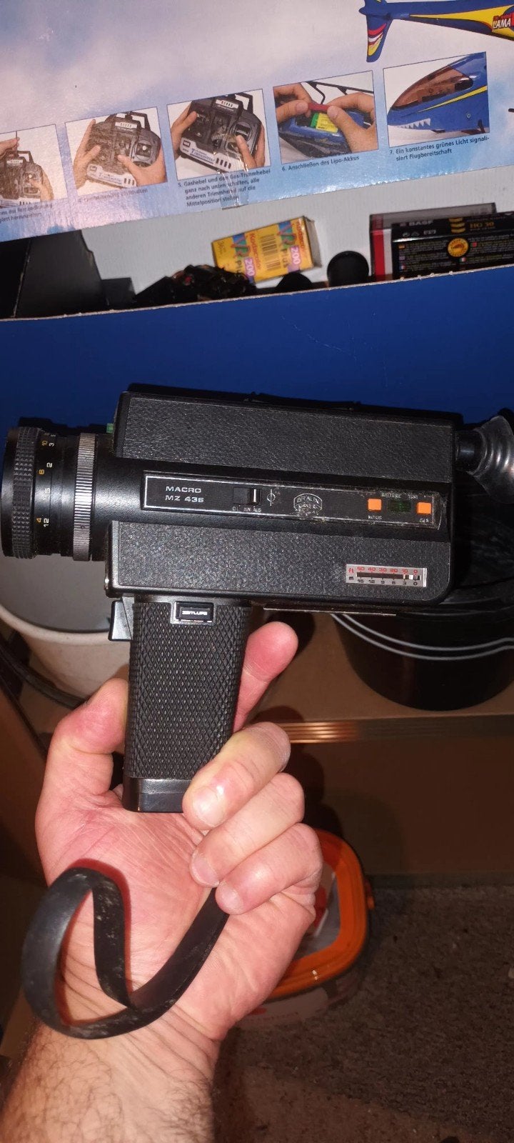 Vintage Wega Macro MZ 436 8mm filmcamera, Ophalen of Verzenden, 8mm, Camera