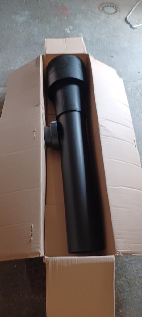 Ubbink Dakdoorvoer HR-WTW 125mm Plat/Hellend Dak 850mm, Ophalen of Verzenden, Nieuw