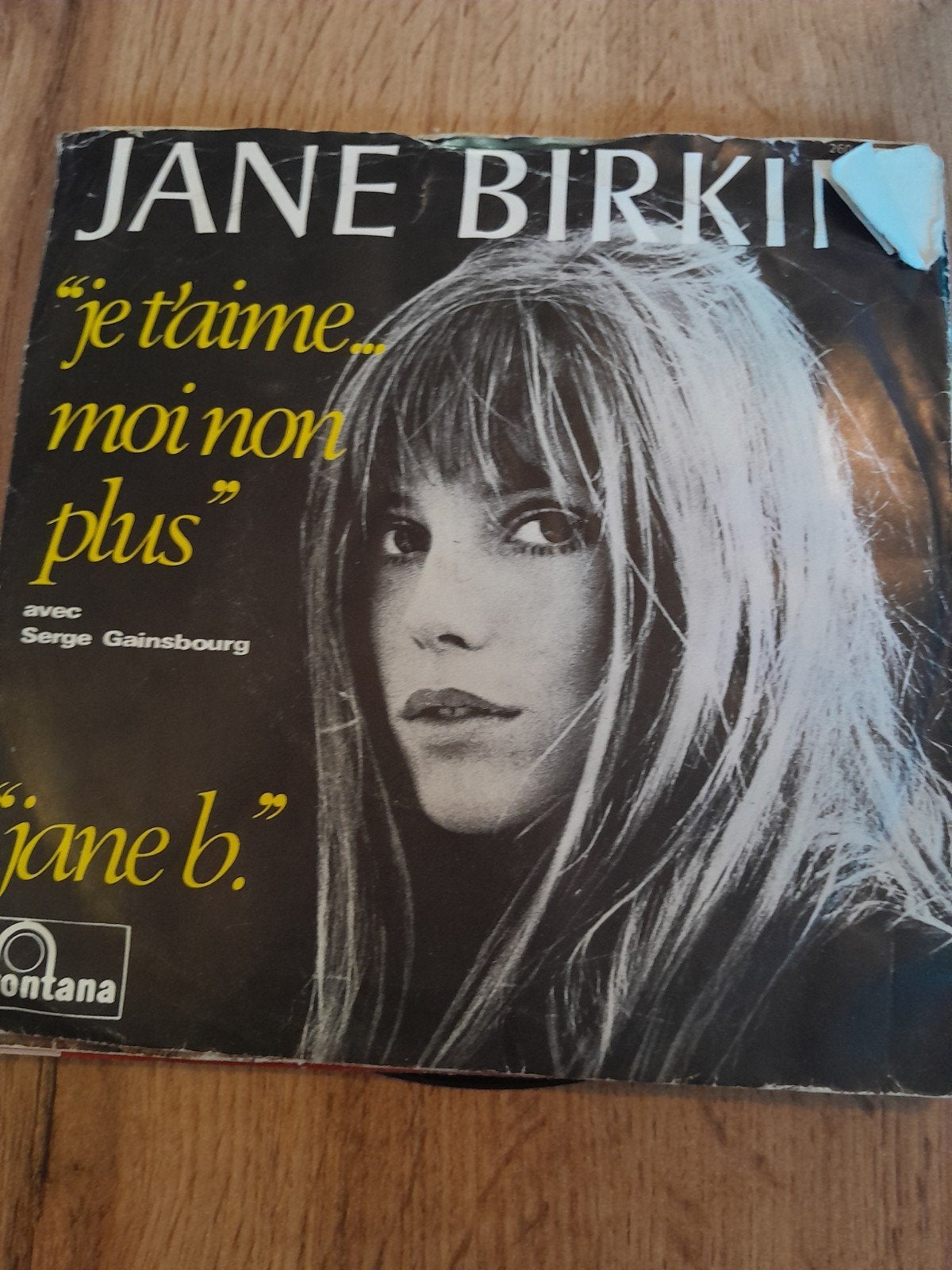 jane birkin 7inch je t, aime moi non plus, Cd's en Dvd's, Ophalen of Verzenden, Zo goed als nieuw, Pop