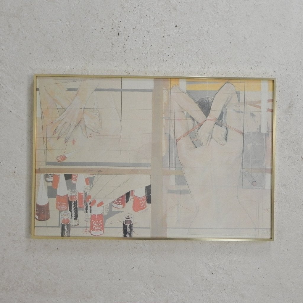 Poster Steven Scheffer Max Factor eind jaren 70, Ophalen of Verzenden