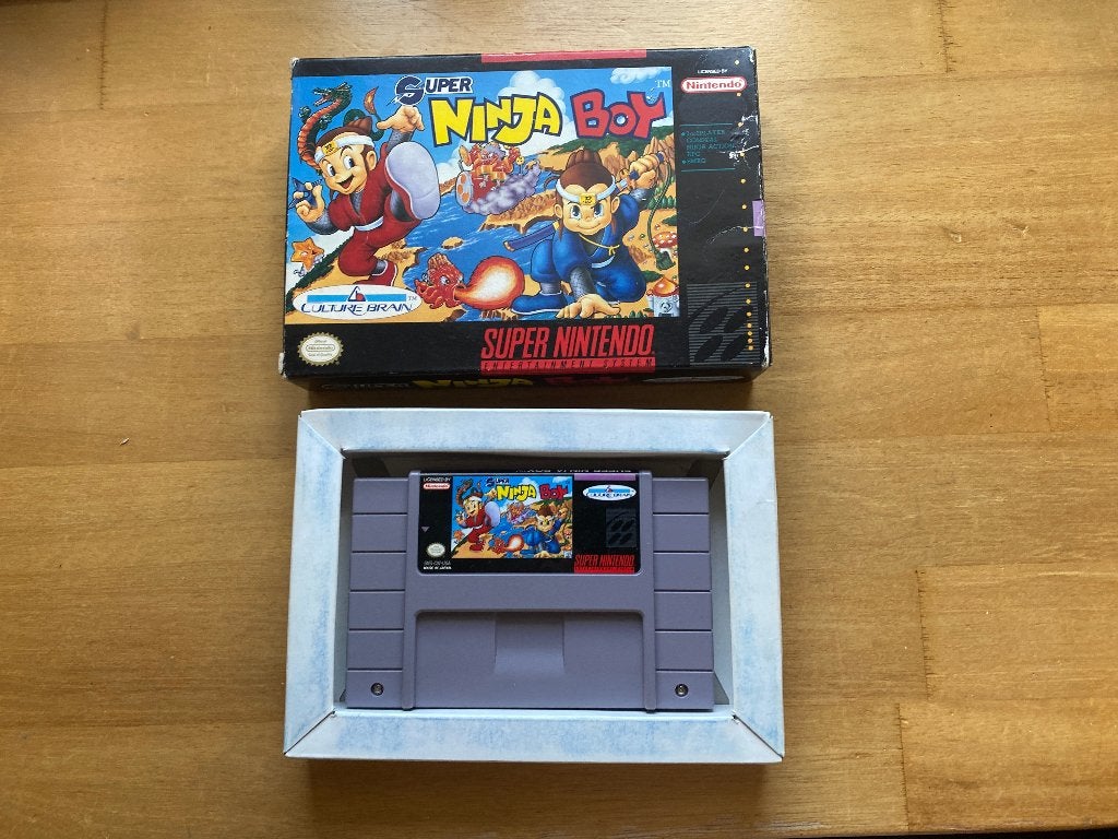 Super ninja boy snes usa, Avontuur en Actie, 1 speler, Ophalen of Verzenden, Zo goed als nieuw