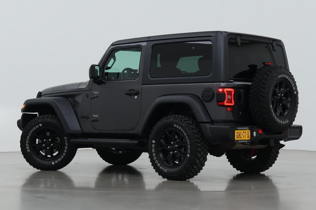 Jeep Wrangler 3.6T Willy's | Automaat | Trekhaak | Camera |, Auto's, Jeep, Automaat, Stof, Cabriolet, 4 stoelen