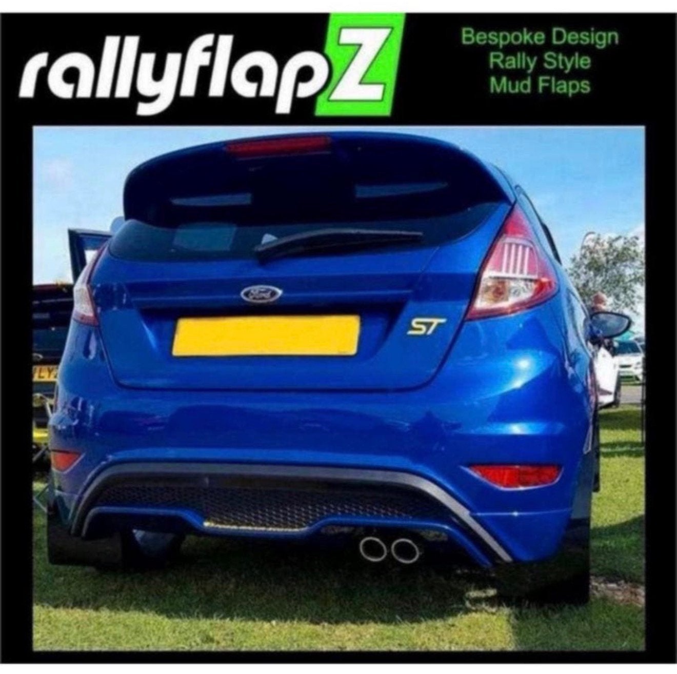 rallyflapZ Rally spatlappen Ford Fiesta Mk7 7.5 ST180 ST200, Auto diversen, Tuning en Styling, Ophalen of Verzenden, M, M, M