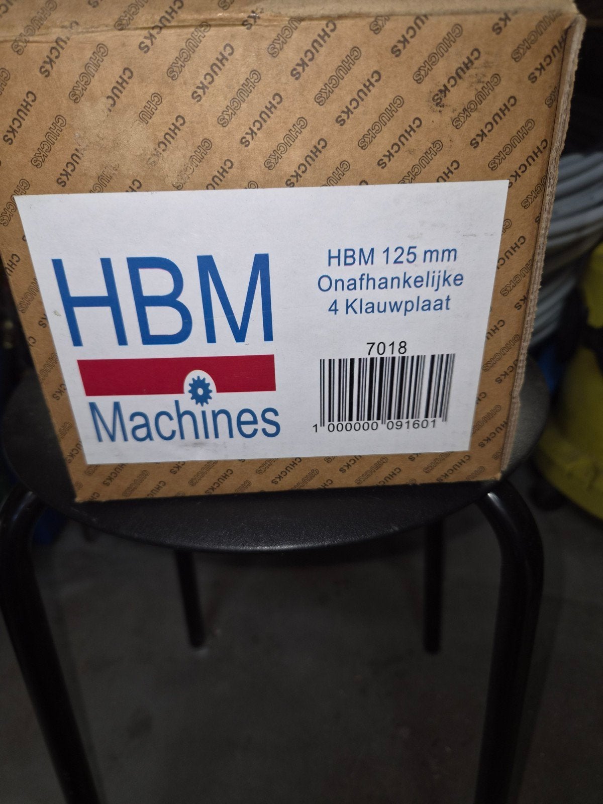 HBM 125 mm Onafhankelijke 4 Klauwplaat - Nieuw in doos, Ophalen of Verzenden, Nieuw, Onderdeel