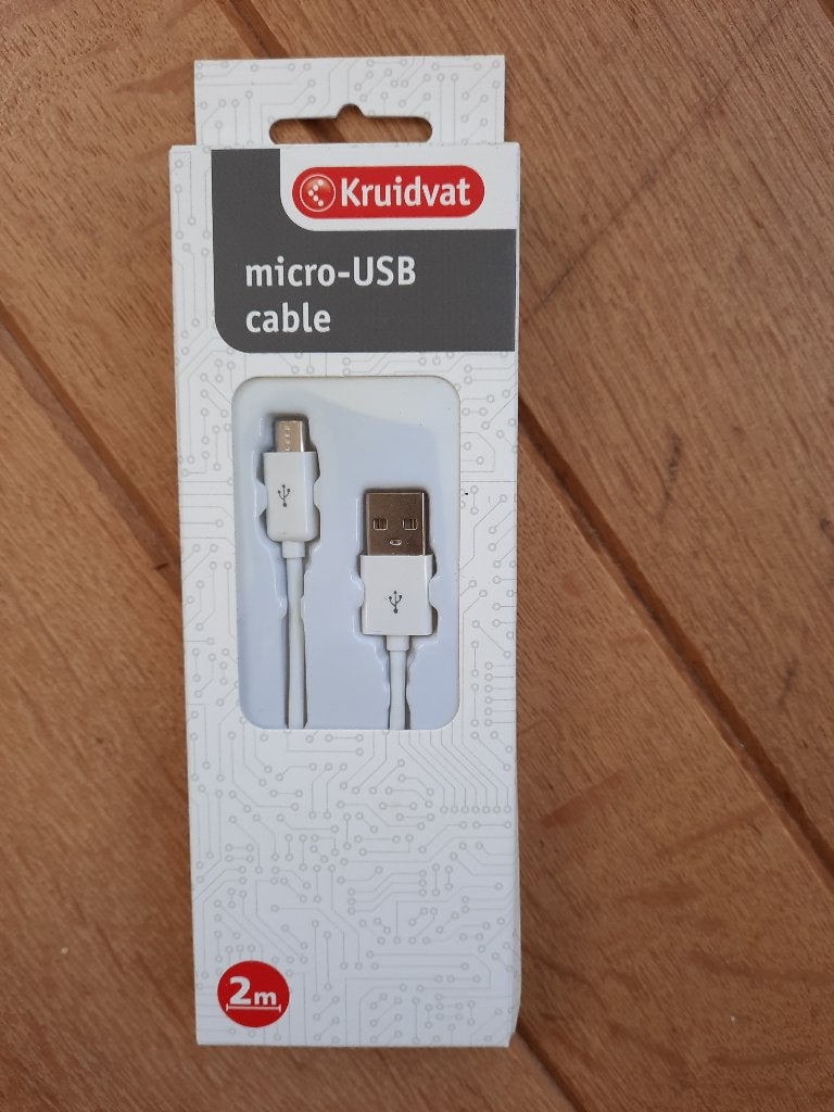 Micro USB Kabel - 2 meter - Nieuw -, Ophalen of Verzenden, Nieuw, Samsung