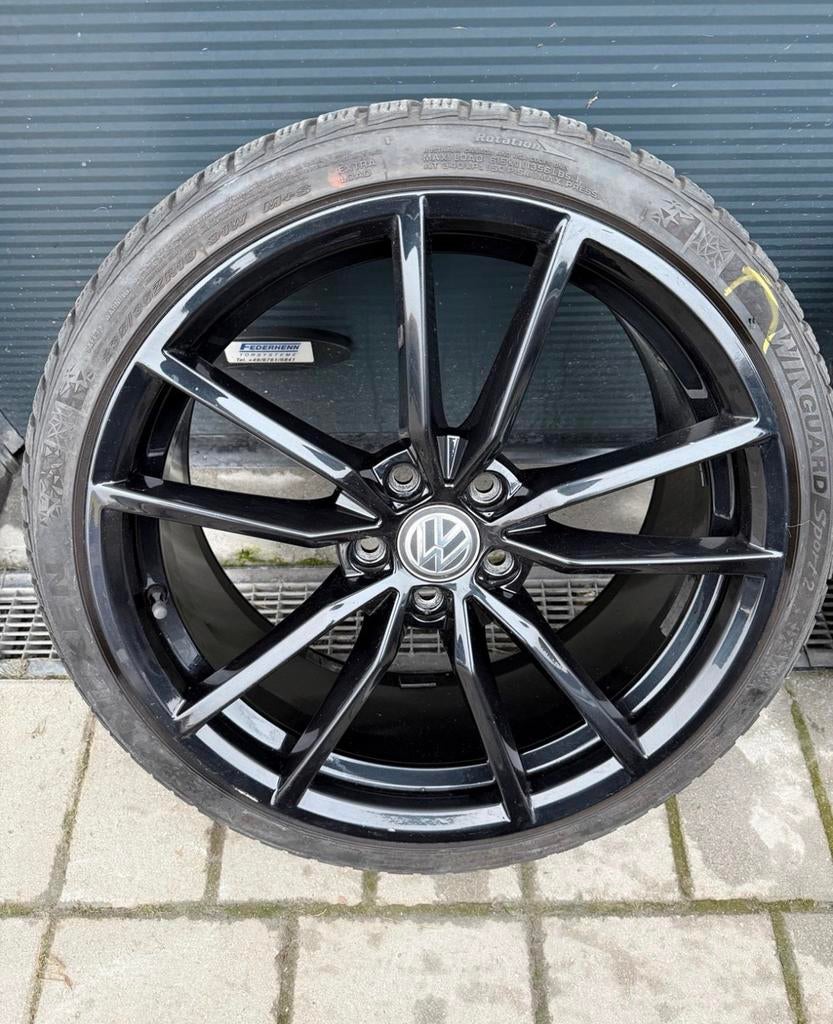 Originele VW Golf 7 8 R Pretoria velgen 19 inch 5x112, Auto-onderdelen, Banden en Velgen, 19 inch, Gebruikt, Total car expert