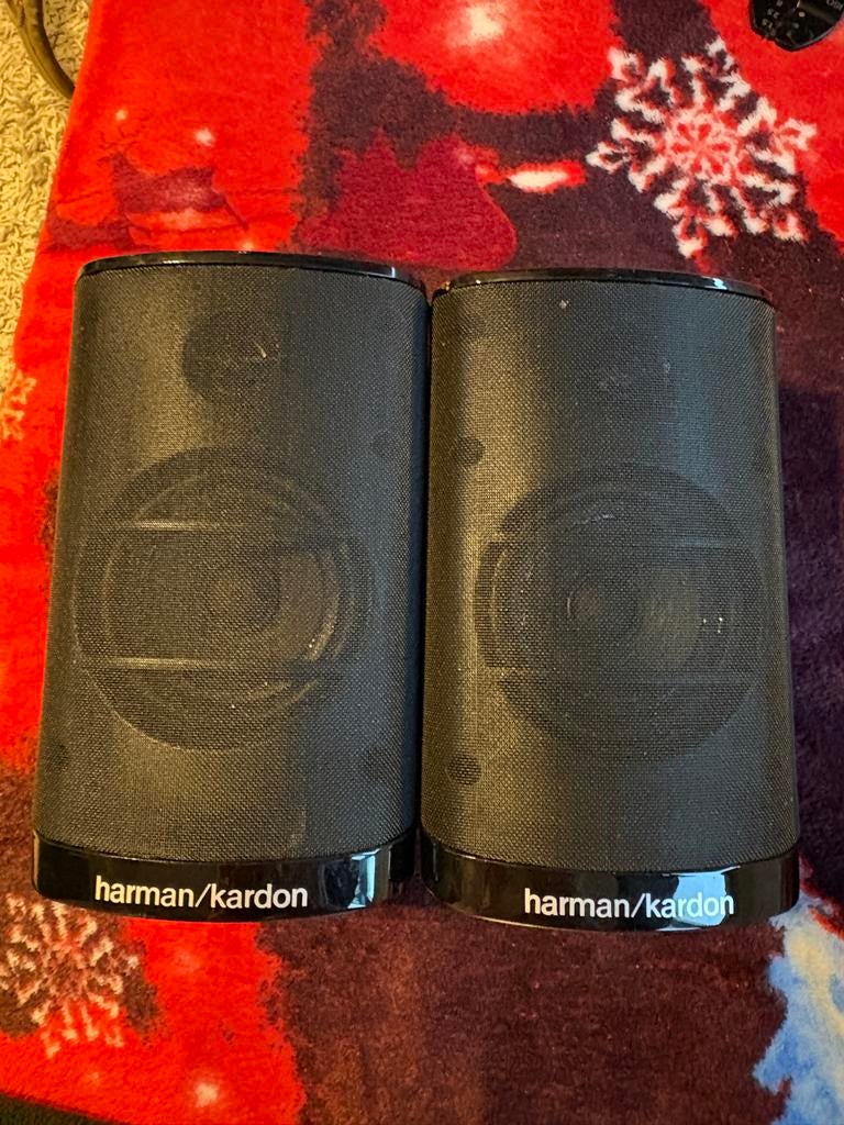 Harman/Kardon Kleine Speakers - Compact Geluid, Audio, Tv en Foto, Luidsprekers, Gebruikt, Minder dan 60 watt, Front, Rear of Stereo speakers