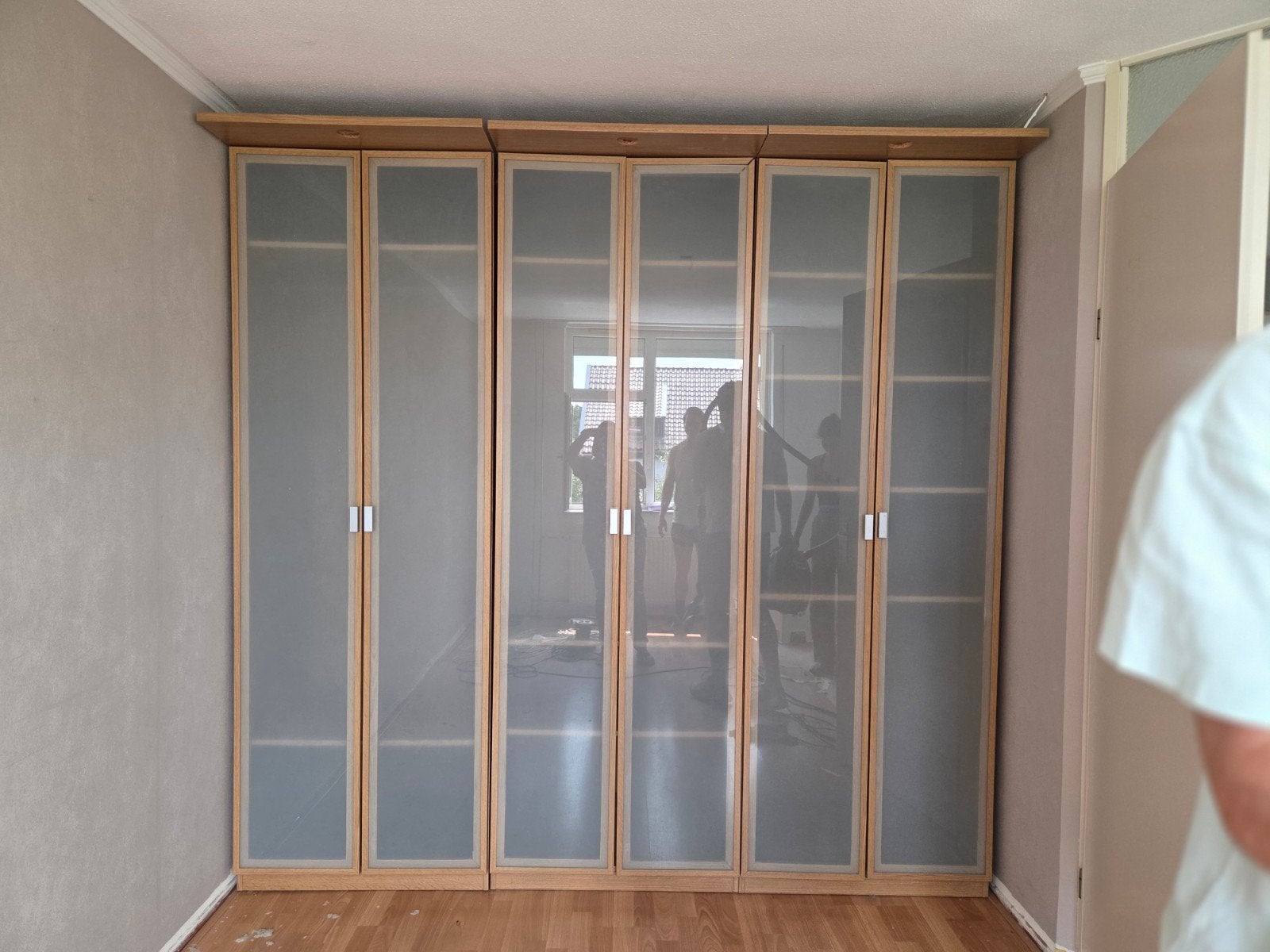 grote ikea kledingkast, Ophalen, Gebruikt, 200 cm of meer, 200 cm of meer