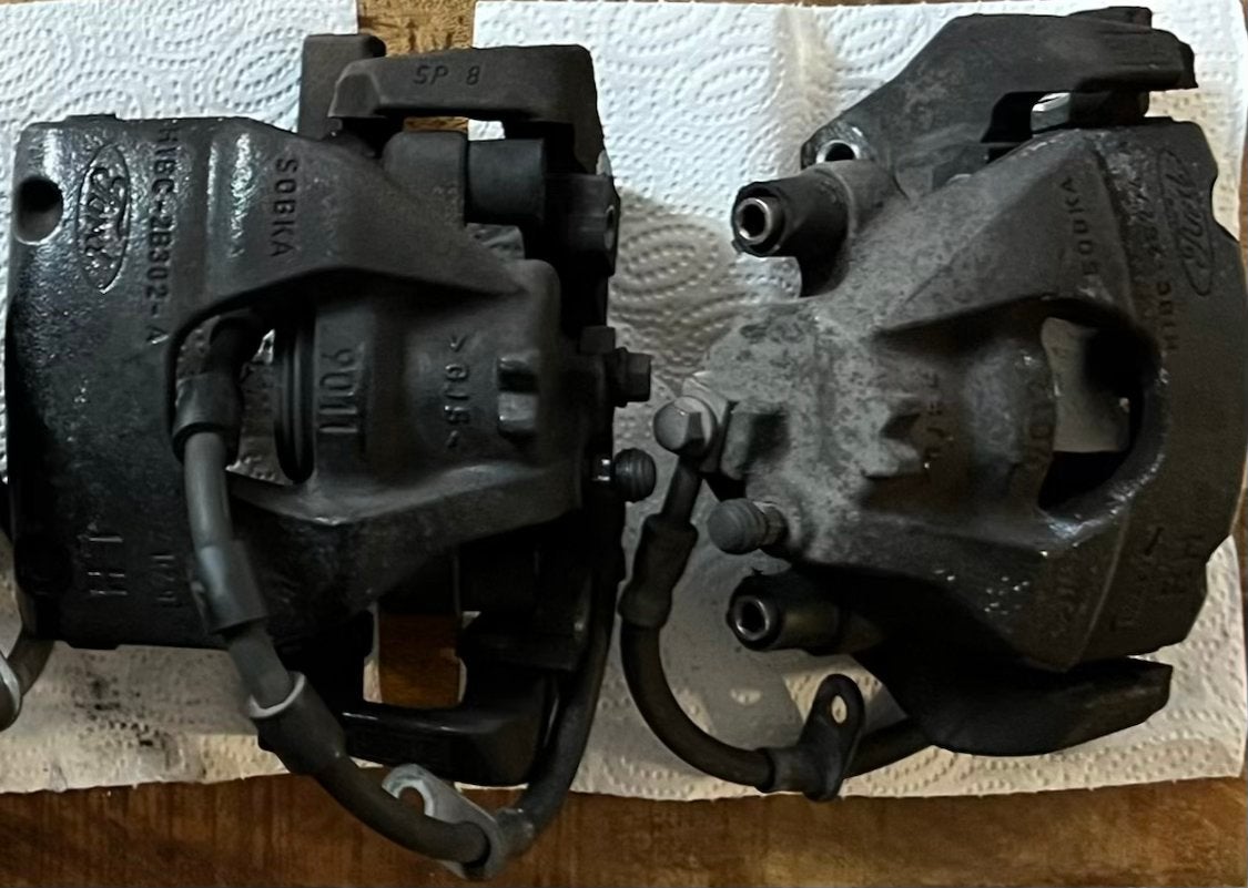 Zwarte remklauwen ford fiesta st mk8 (remtang), Auto-onderdelen, Ophalen, Gebruikt, Ford