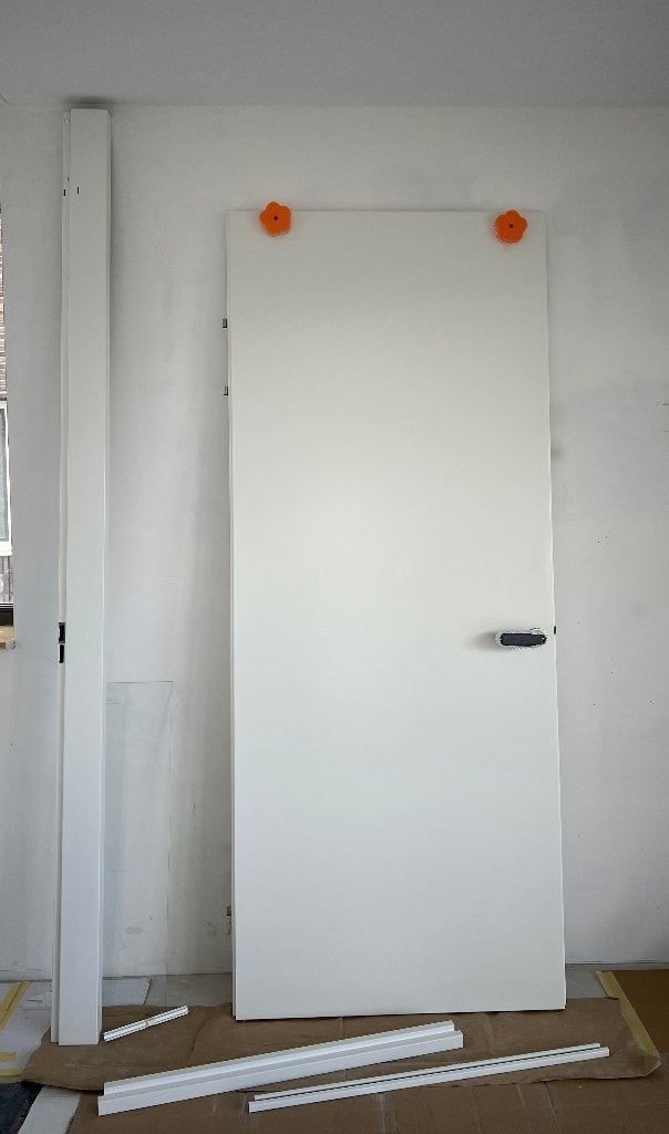 Svedex superlak binnendeur en montagekozijn, Doe-het-zelf en Verbouw, Ophalen, 215 cm of meer, Binnendeur, Nieuw