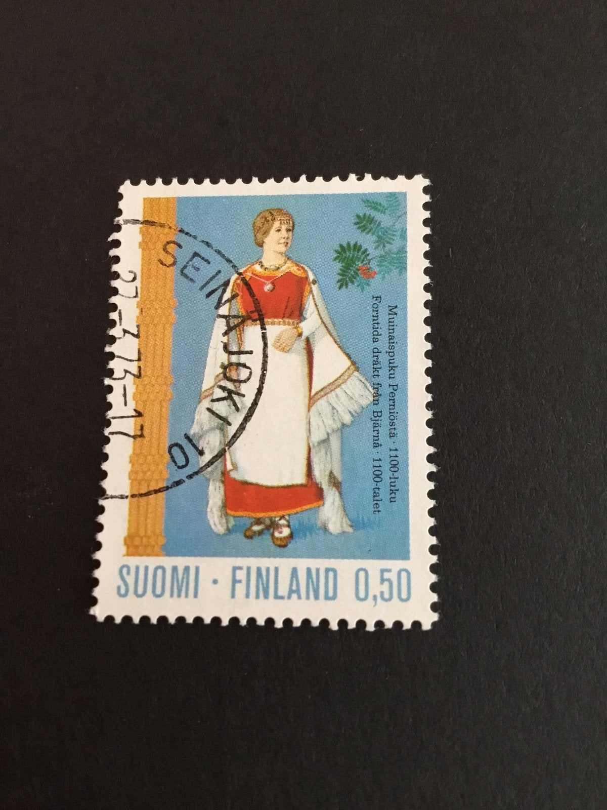 Finland klederdracht, Ophalen of Verzenden, Gestempeld, Overige thema's