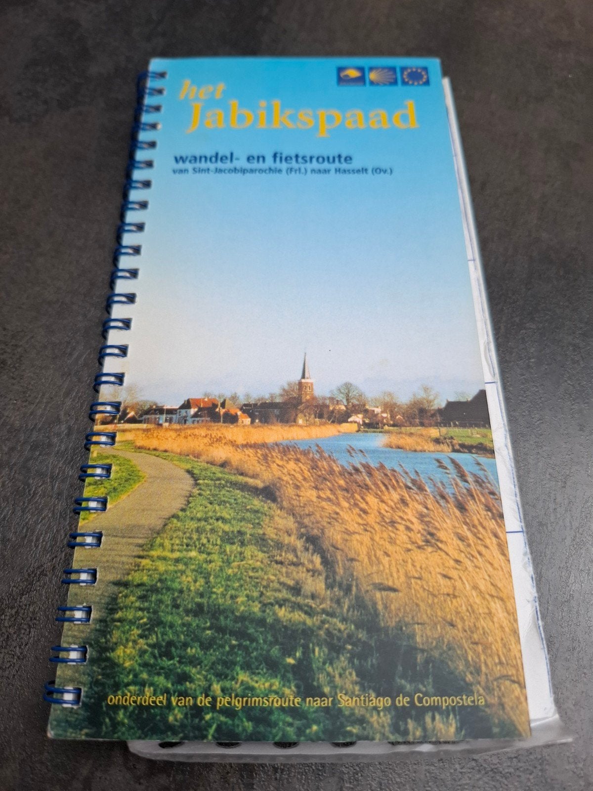 Het Jabikspaad,  wandel en fietsroute pelgrimsroute, Gelezen, Fiets- of Wandelgids, Europa, Ophalen of Verzenden