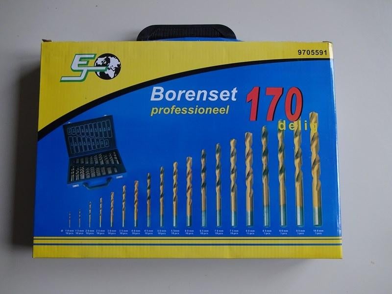 VADERDAG TIP! Borenset, 170 delig, in koffer, Ophalen, Nieuw
