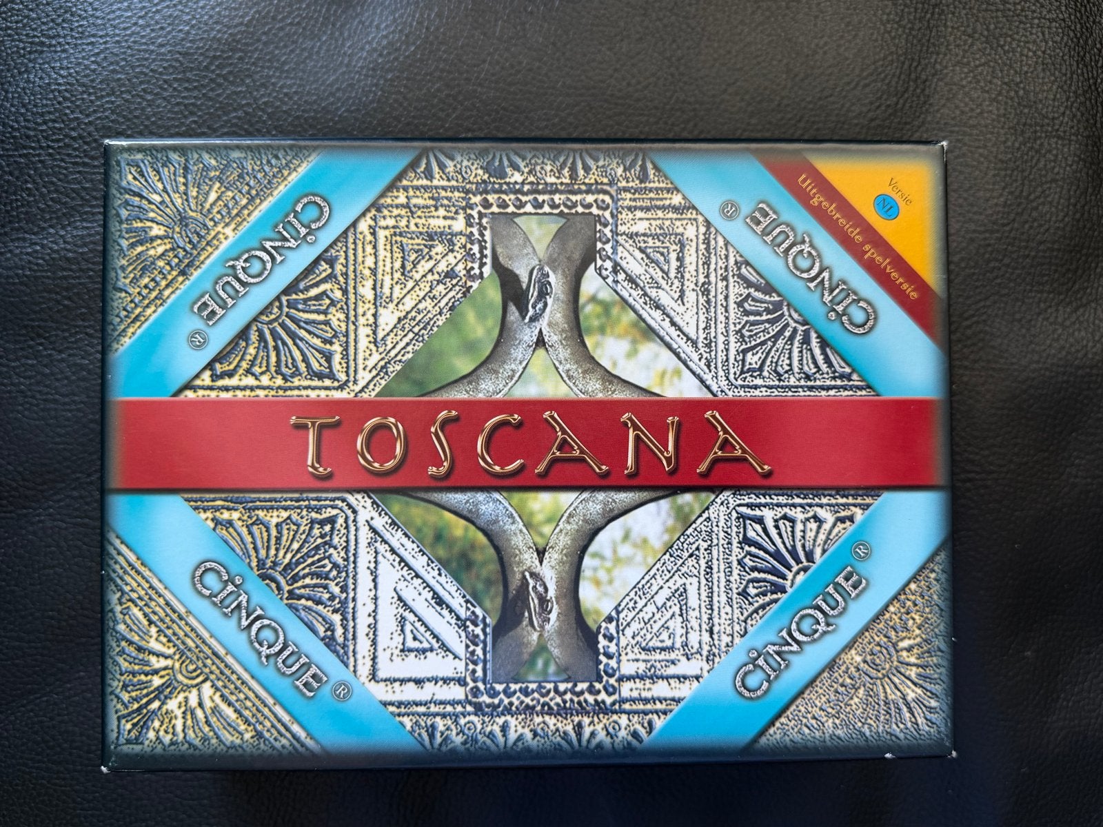 CINQUE Toscana - Informatief Kaartspel over Toscane, Een of twee spelers, Ophalen of Verzenden, Zo goed als nieuw