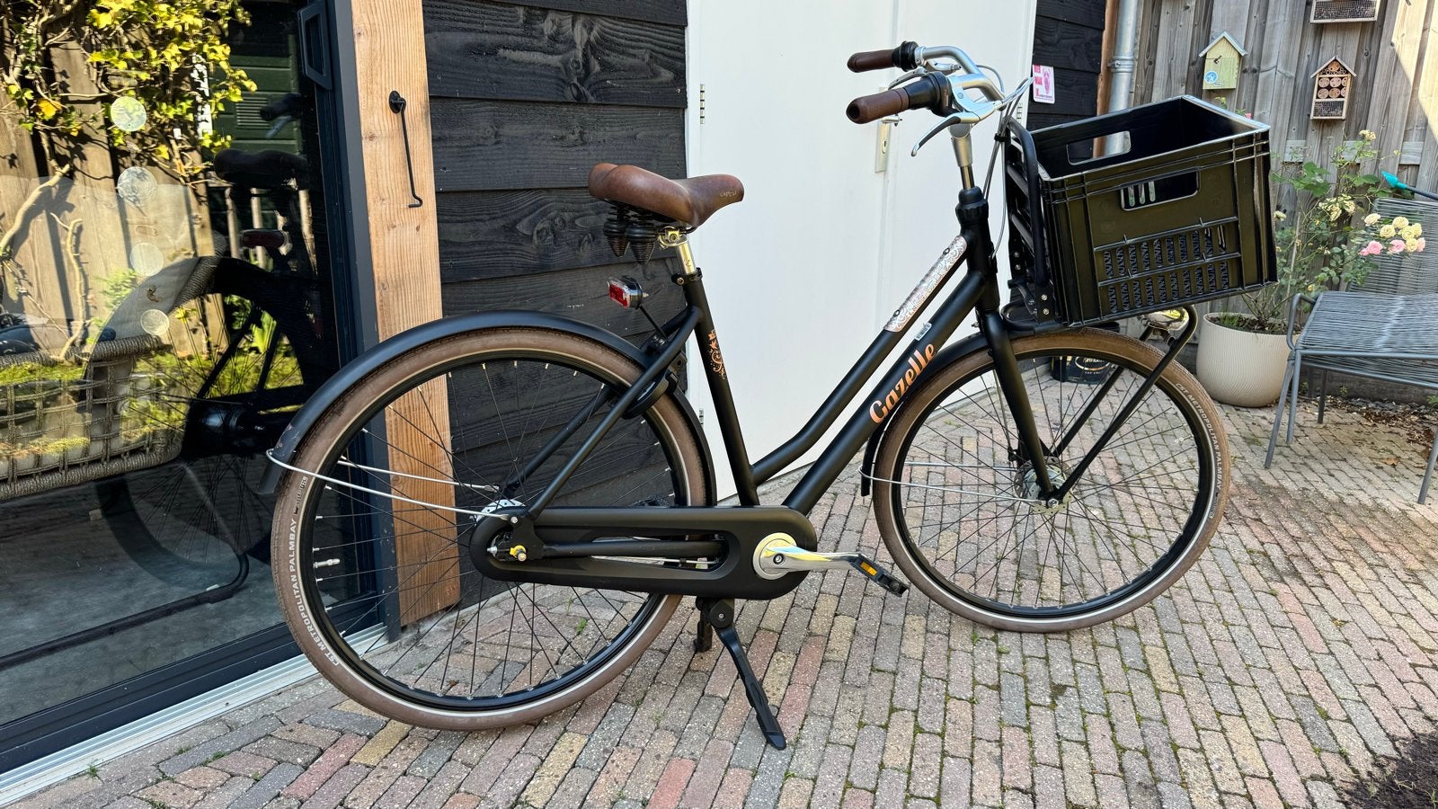 Gazelle Miss Grace L54 Zwart T7 – Zeer nette staat –, Ophalen, 53 tot 56 cm, Versnellingen, Zo goed als nieuw