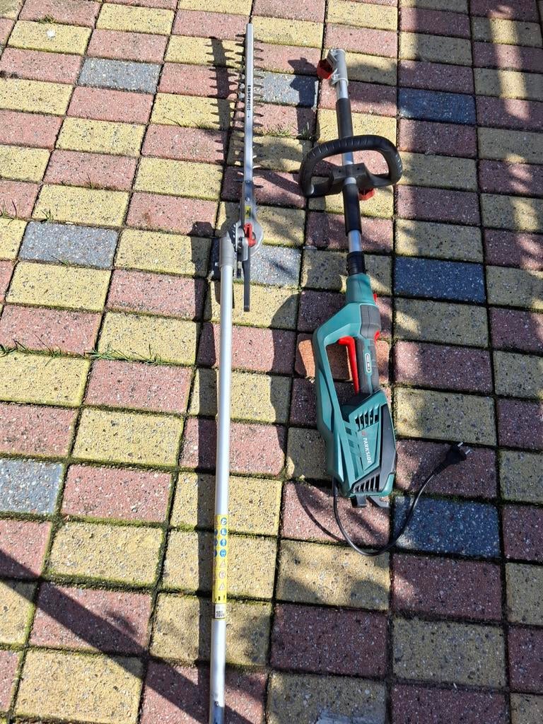 Parkside Elektrische Heggenschaar met Lange Steel, Ophalen of Verzenden, Gebruikt, Elektrisch, Parkside