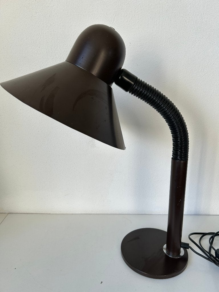 Vintage Hala bureaulamp met flexibele arm, Huis en Inrichting, Lampen | Tafellampen, Bureaulamp, Gebruikt, Overige merken, Vintage