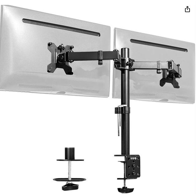 Dual Monitor Heavy Duty Stand, Fits 2 Displays, Ophalen of Verzenden, Zo goed als nieuw, Overige typen, Onbekend