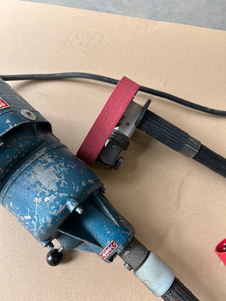 Suhner slijpmotor, Ophalen of Verzenden, Zo goed als nieuw, 700 tot 1000 watt, Haakse handslijpmachine