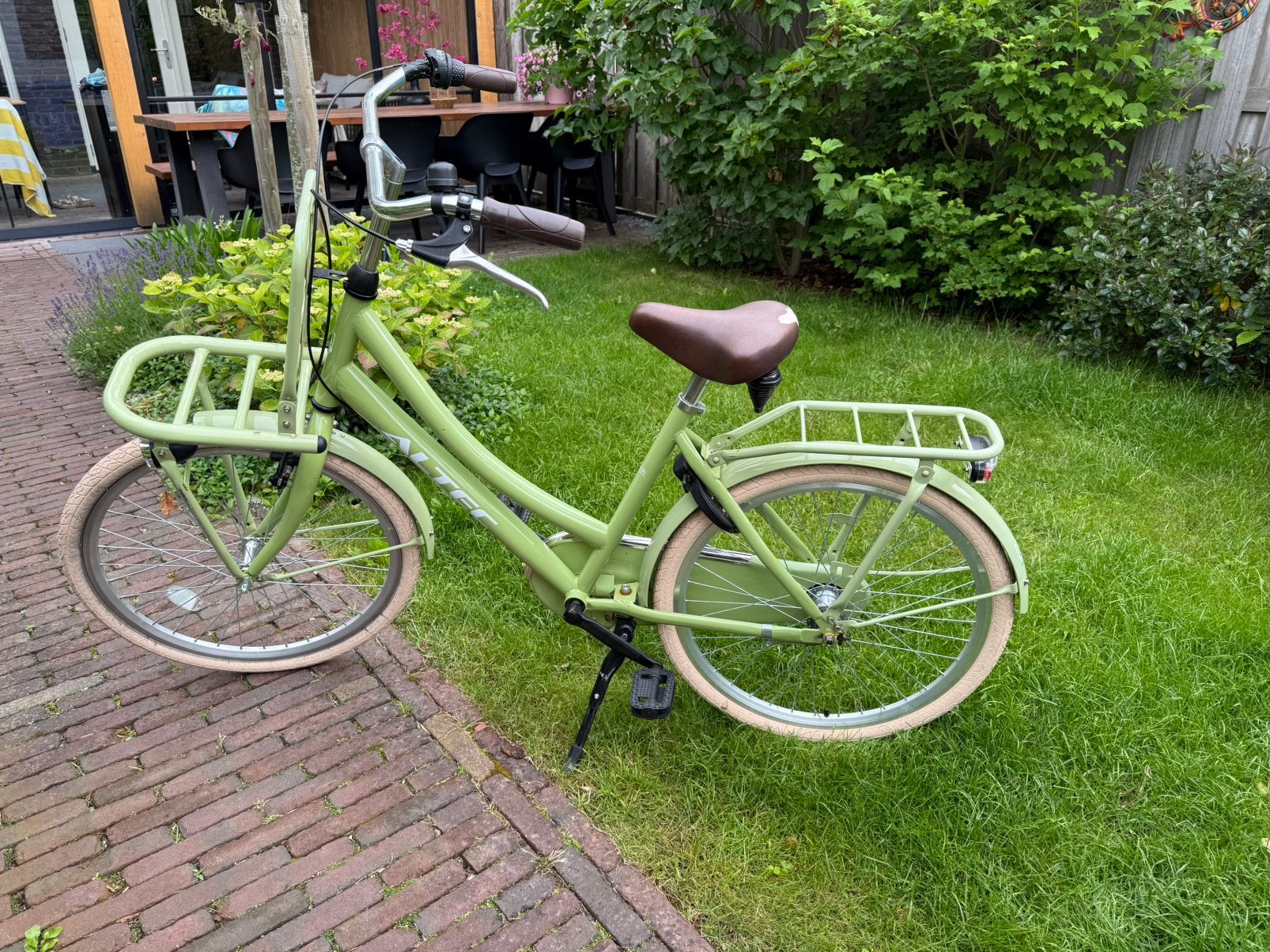 transport fiets Altec, Fietsen en Brommers, Fietsen | Meisjes, Ophalen, Terugtraprem, Versnellingen, Gebruikt