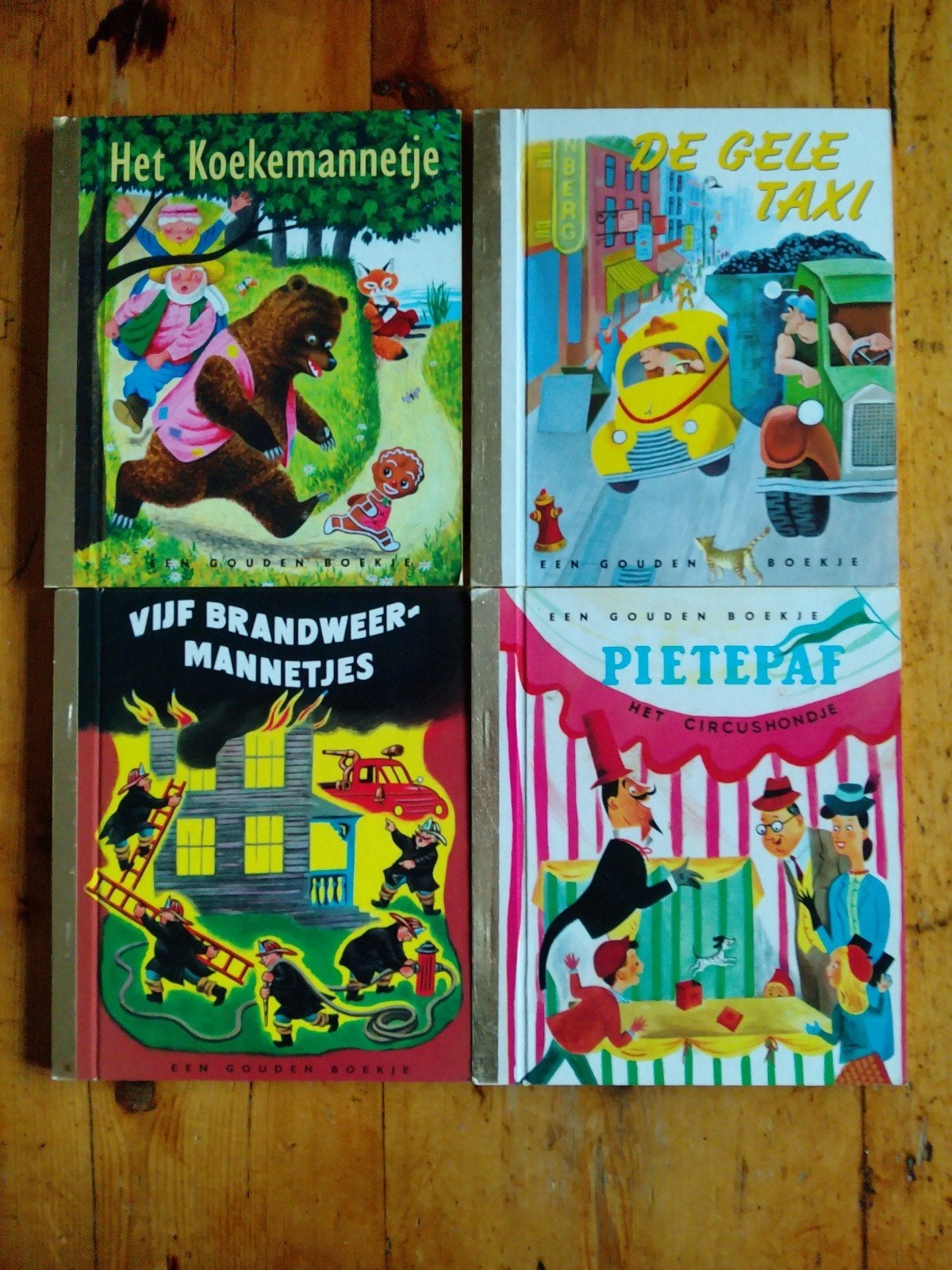 Gouden Boekjes - Set van 4 klassieke kinderboeken, Diverse, Fictie algemeen, Ophalen of Verzenden, Zo goed als nieuw