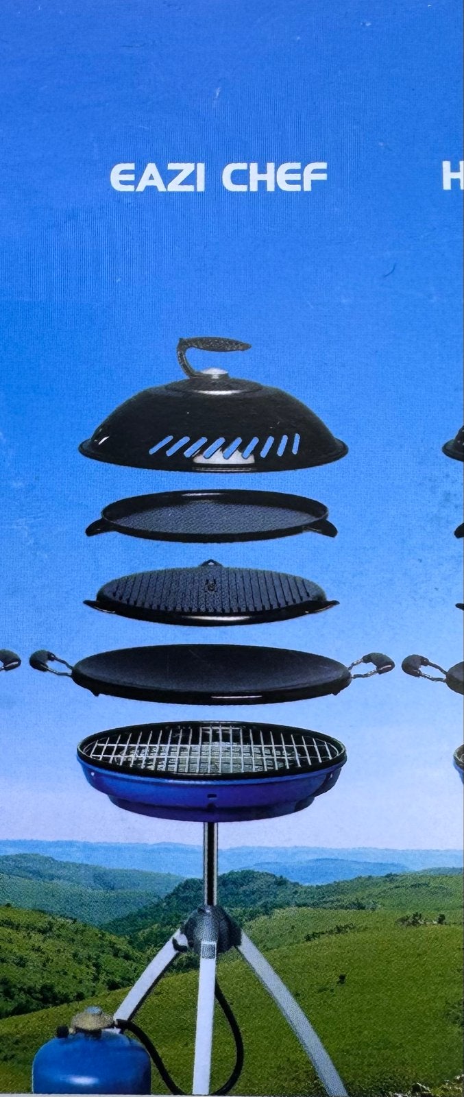 Cadac Eazi Chef BBQ met diverse accessoires, Ophalen, Gebruikt