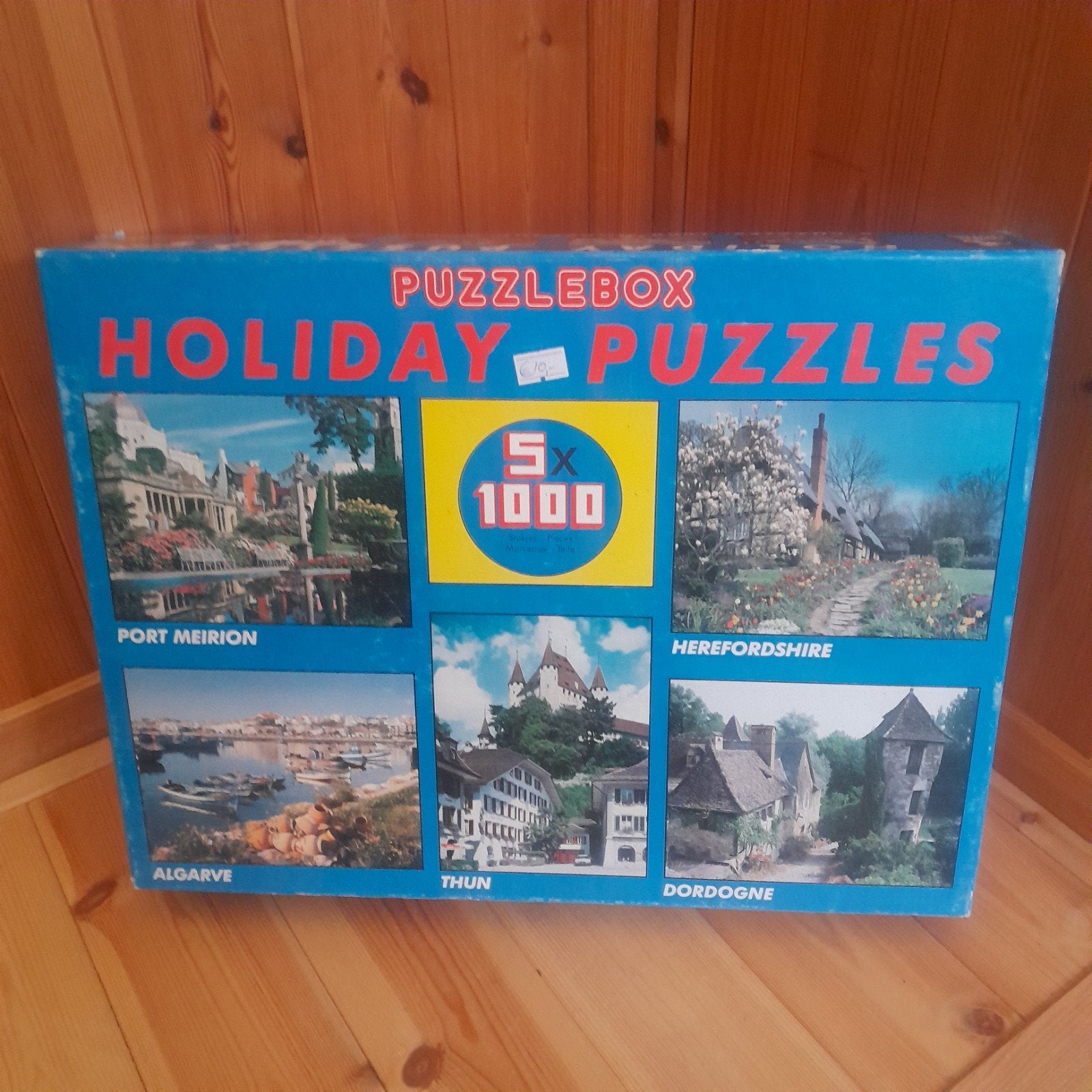 Holiday Puzzles Wild Horse 5x1000 stukjes, Ophalen of Verzenden, Gebruikt, Wild Horse