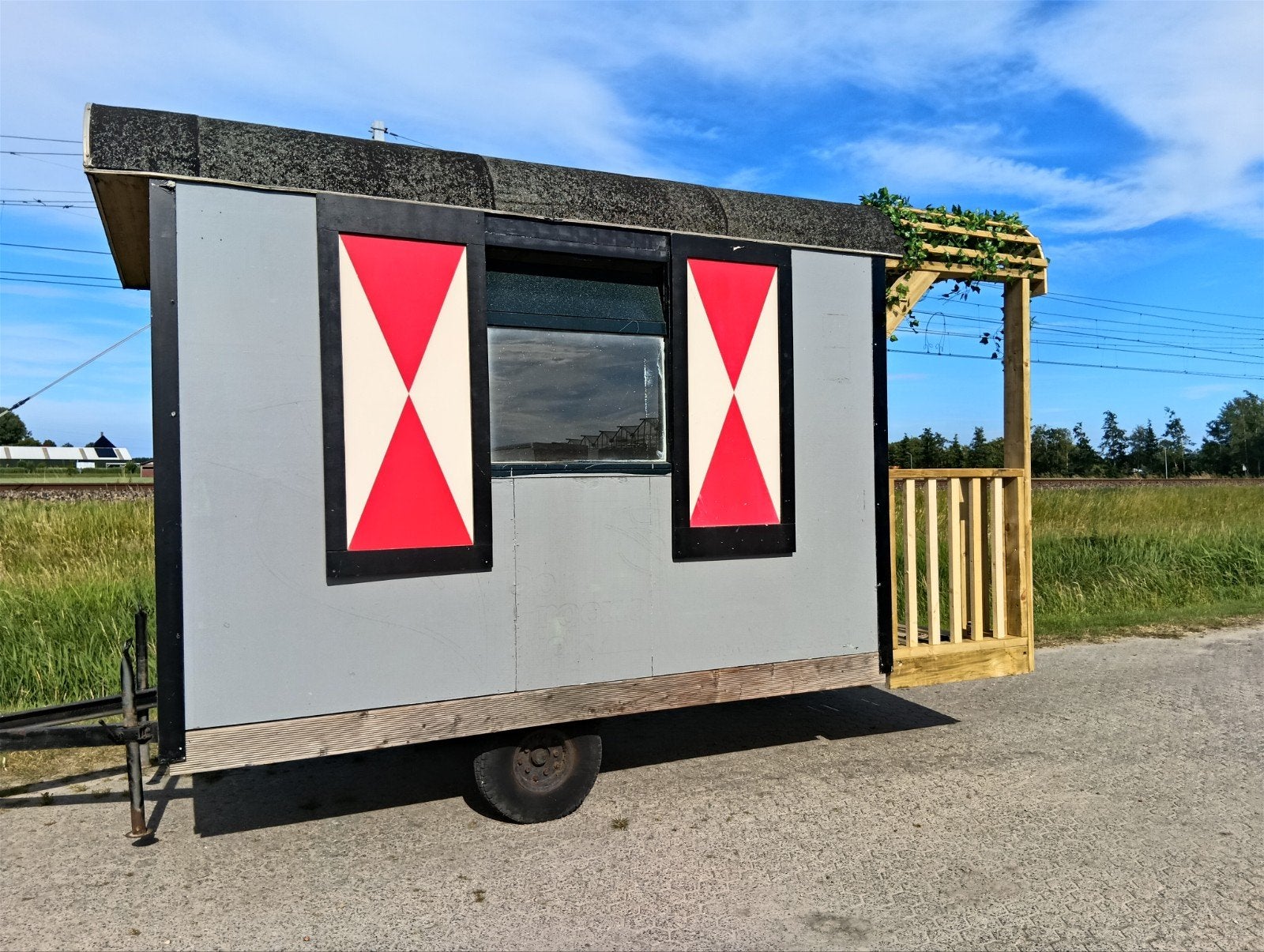 Pipowagen, Tinyhouse , kantoor aan huis , schaftwagen etc, Vast bed, Kleine zit, Tot en met 3, 500 - 750 kg