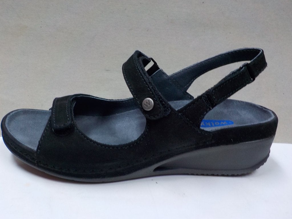 Zwarte Wolky sandaaltjes maat 38, Kleding | Dames, Schoenen, Wolky B.V., Zwart, Nieuw, Voorveste 15 BC, 3992 DC, Houten