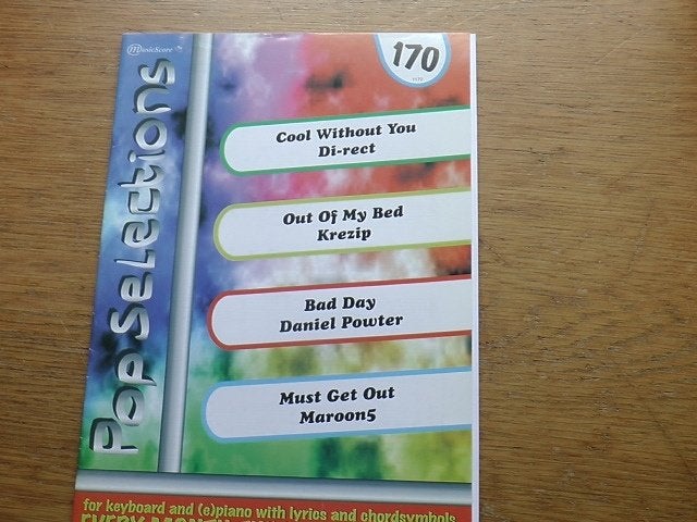 Pop Selections 170 - Bladmuziek voor piano/keyboard, Gebruikt, Ophalen of Verzenden, Piano, Thema