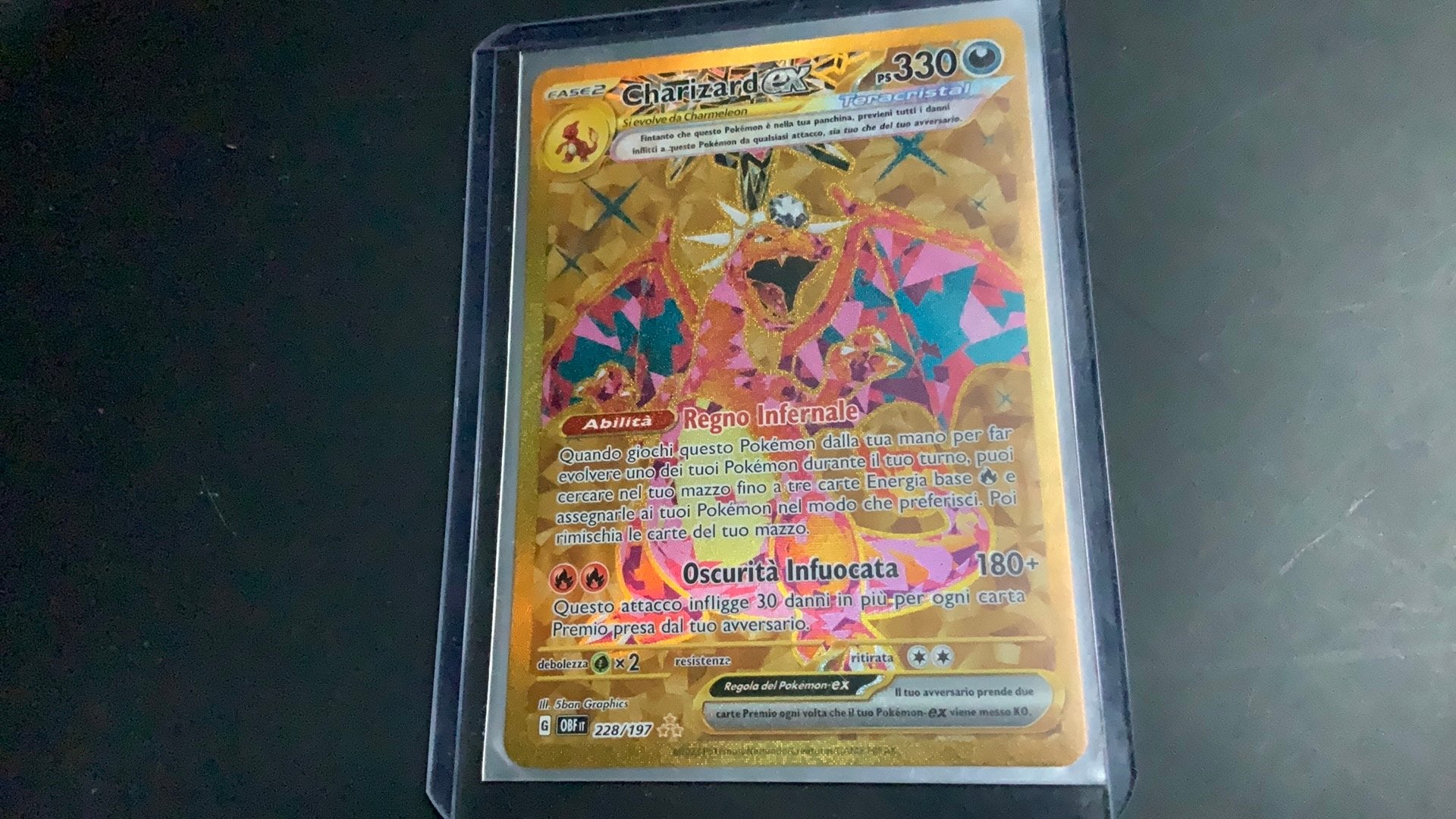 Charizard ex versie 228 /197, Ophalen, Nieuw, Losse kaart