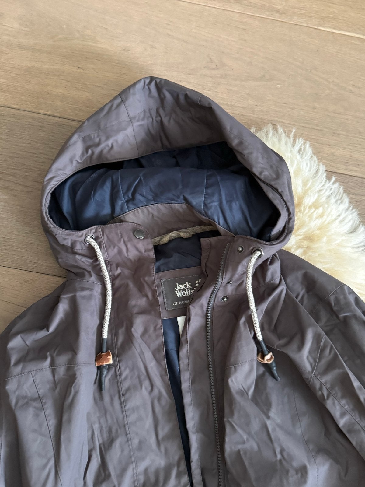 Jack Wolfskin Texapore Dames Jas Maat L, Ophalen of Verzenden, Maat 42/44 (L), Grijs