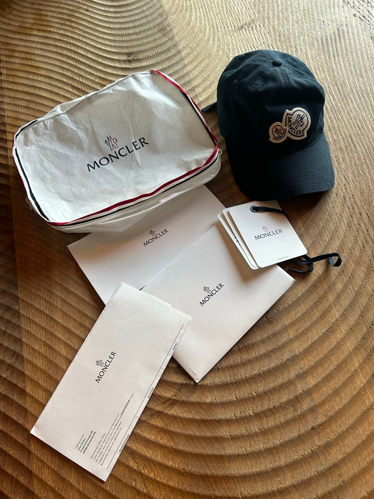 Moncler Baseball Cap - Marineblauw - Nieuw met labels, Ophalen of Verzenden, Nieuw, One size fits all, Pet