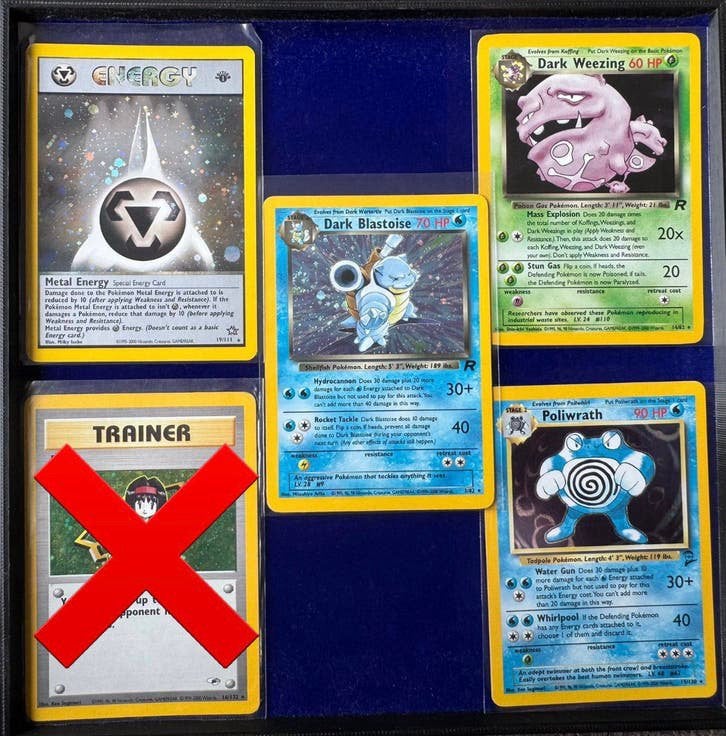 Pokemonkaarten Vintage holo Lot, Ophalen of Verzenden, Zo goed als nieuw, Meerdere kaarten