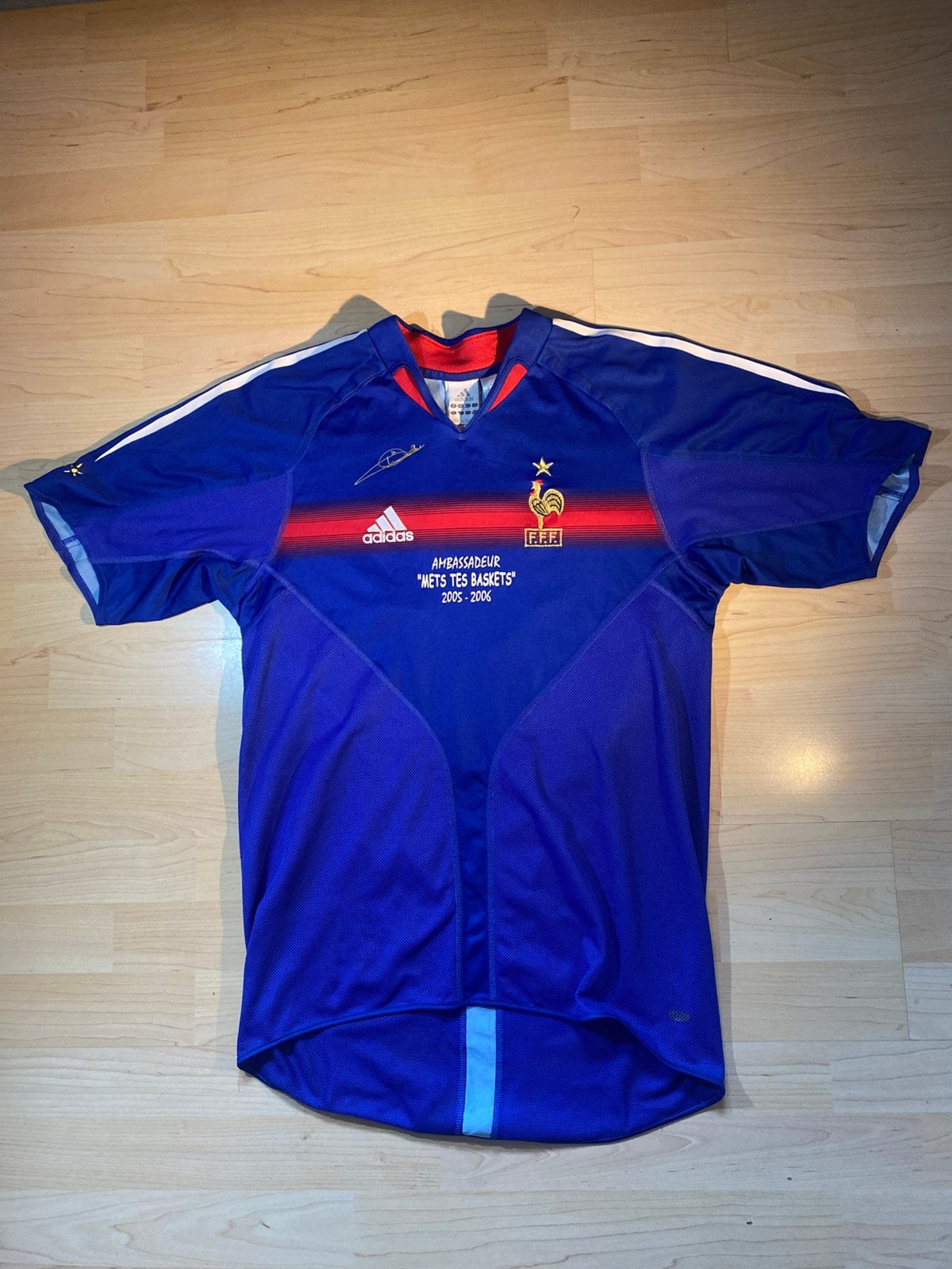 Adidas Frankrijk 2004 Shirt - Zidane #10 (ELA Editie) - S, Maat S, Ophalen of Verzenden, Zo goed als nieuw, Shirt