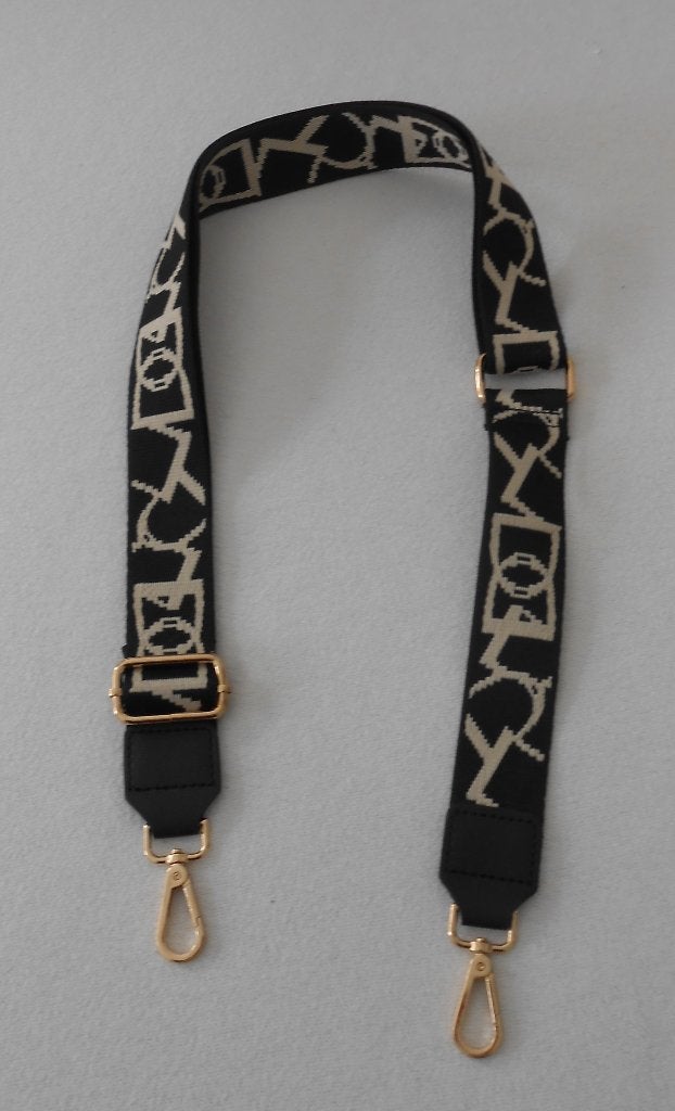 schouderband zwart/beige, Ophalen of Verzenden, Nieuw, Zwart, Overige typen