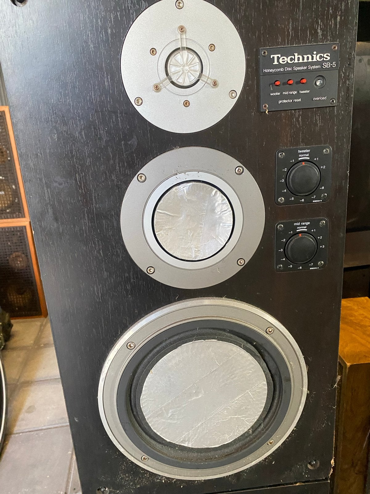 Technics SB-5 Speakers - Gebruikt maar werkend, Overige merken, Vloerstaande luidspreker, Gebruikt, Ophalen of Verzenden