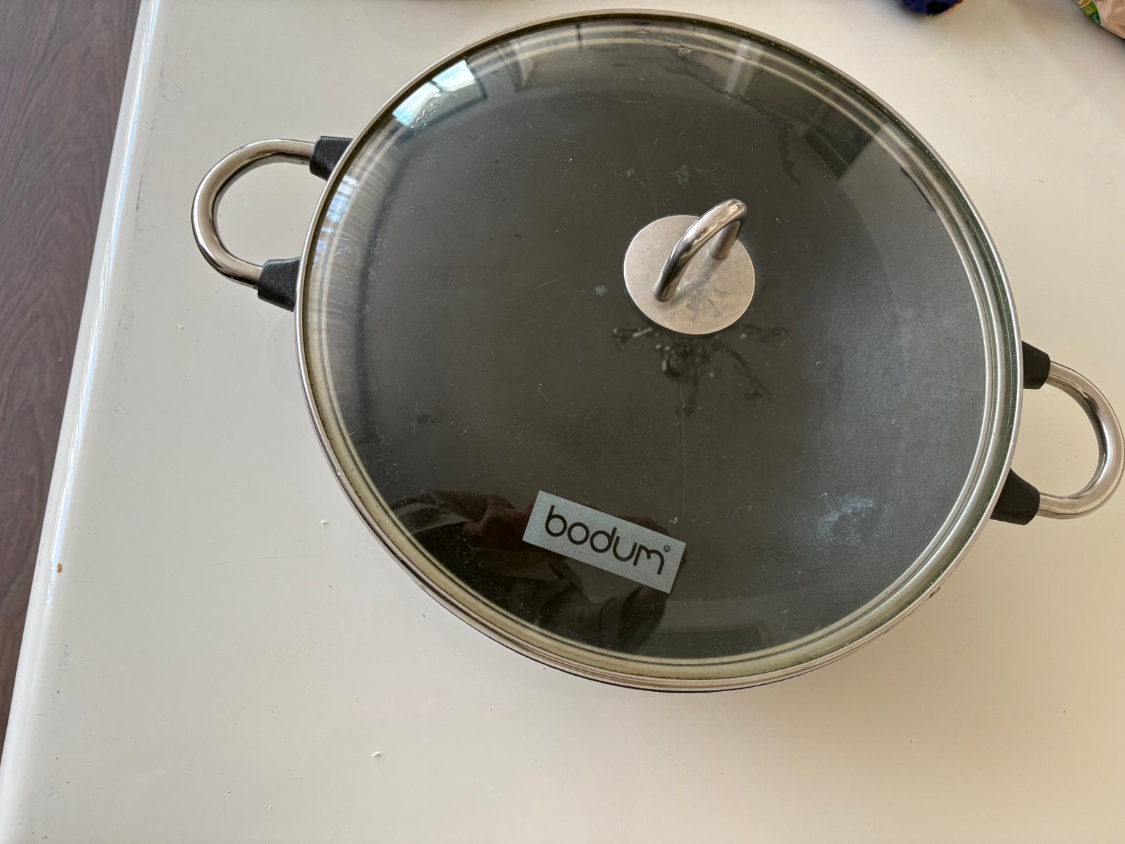 Bodum gietijzer wok, Ophalen, Zo goed als nieuw, Gietijzer, Wok
