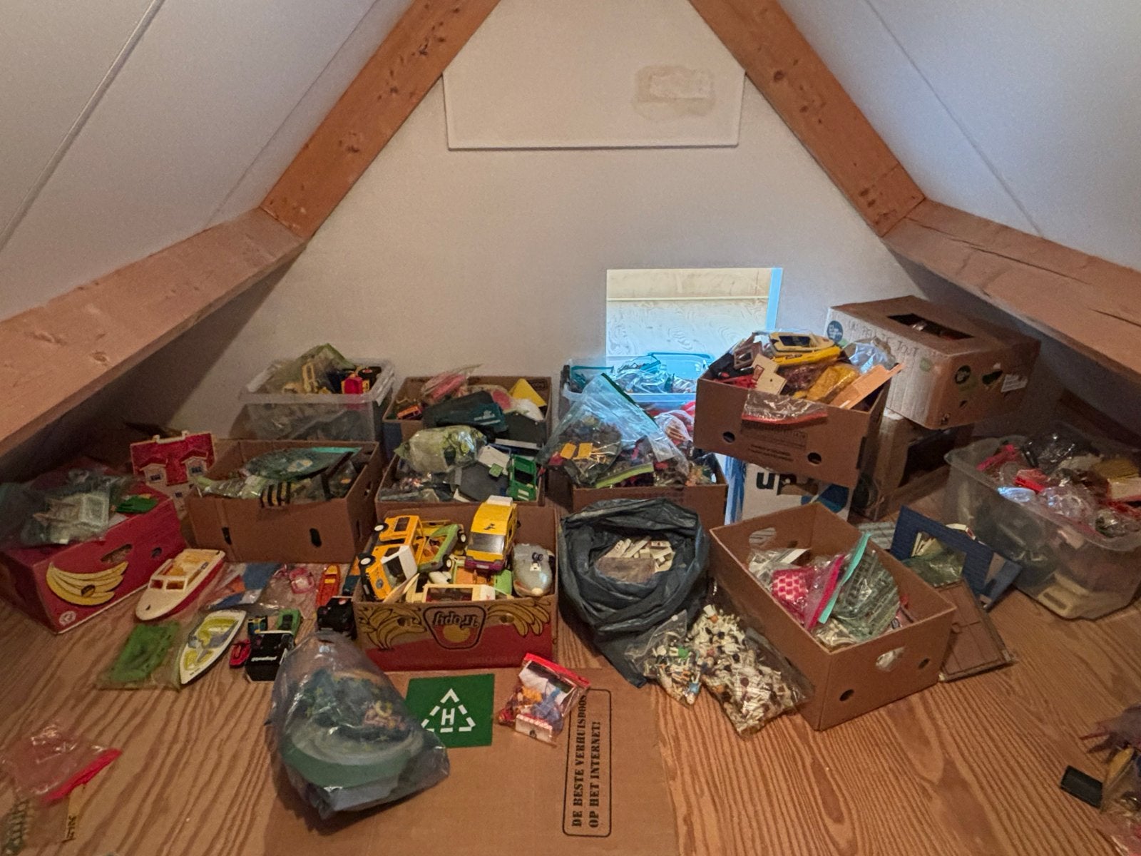 Playmobil Enorme Vintage Verzameling 20 dozen vol, Ophalen, Gebruikt, Losse onderdelen, Overige typen