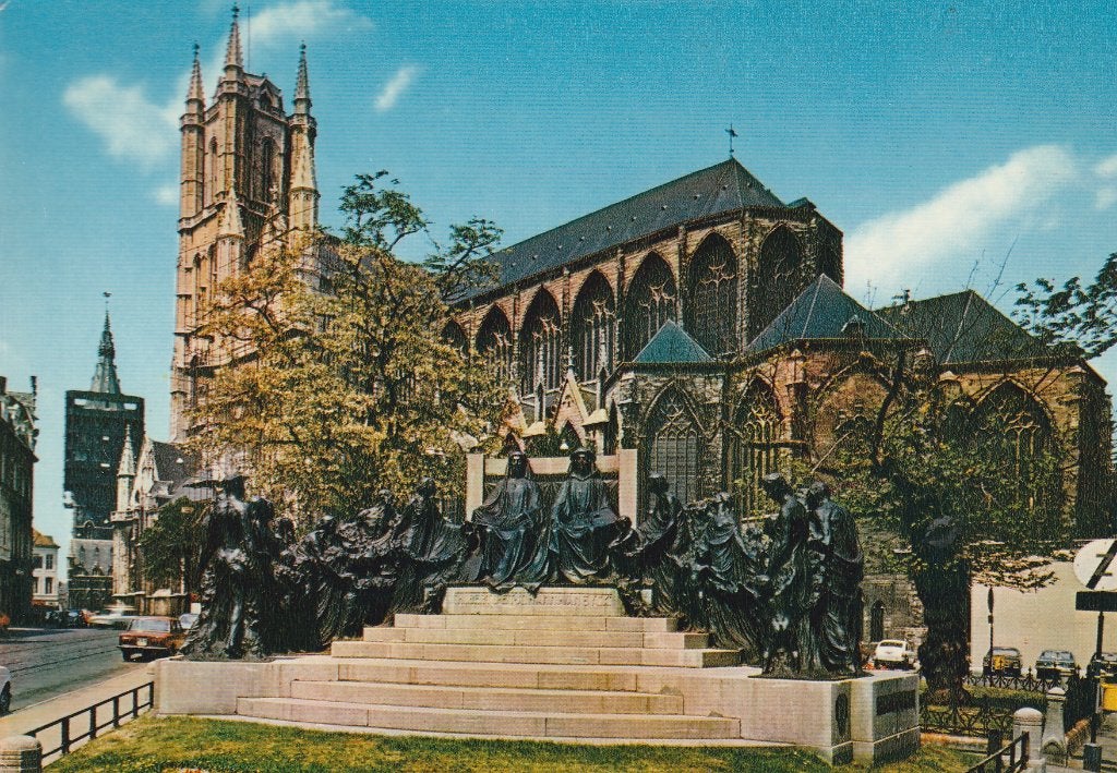 Gent Monument Van Eyck St. Baafskathedraal, Ophalen of Verzenden, 1980 tot heden, Ongelopen, Oost-Vlaanderen