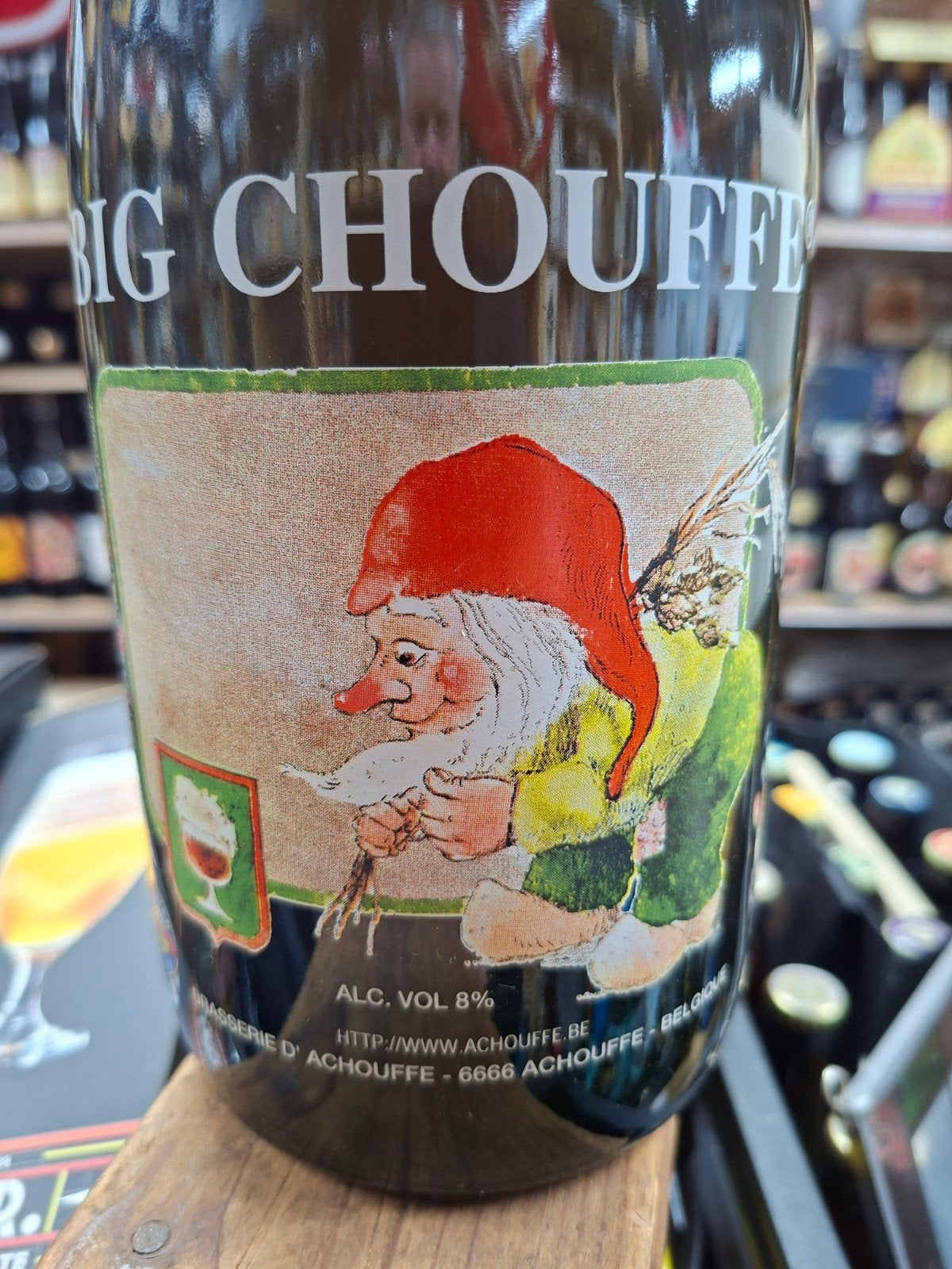 Big Chouffe Bier 2004 - Zeldzame Vintage Fles, Ophalen of Verzenden, Nieuw, Flesje(s), Overige merken