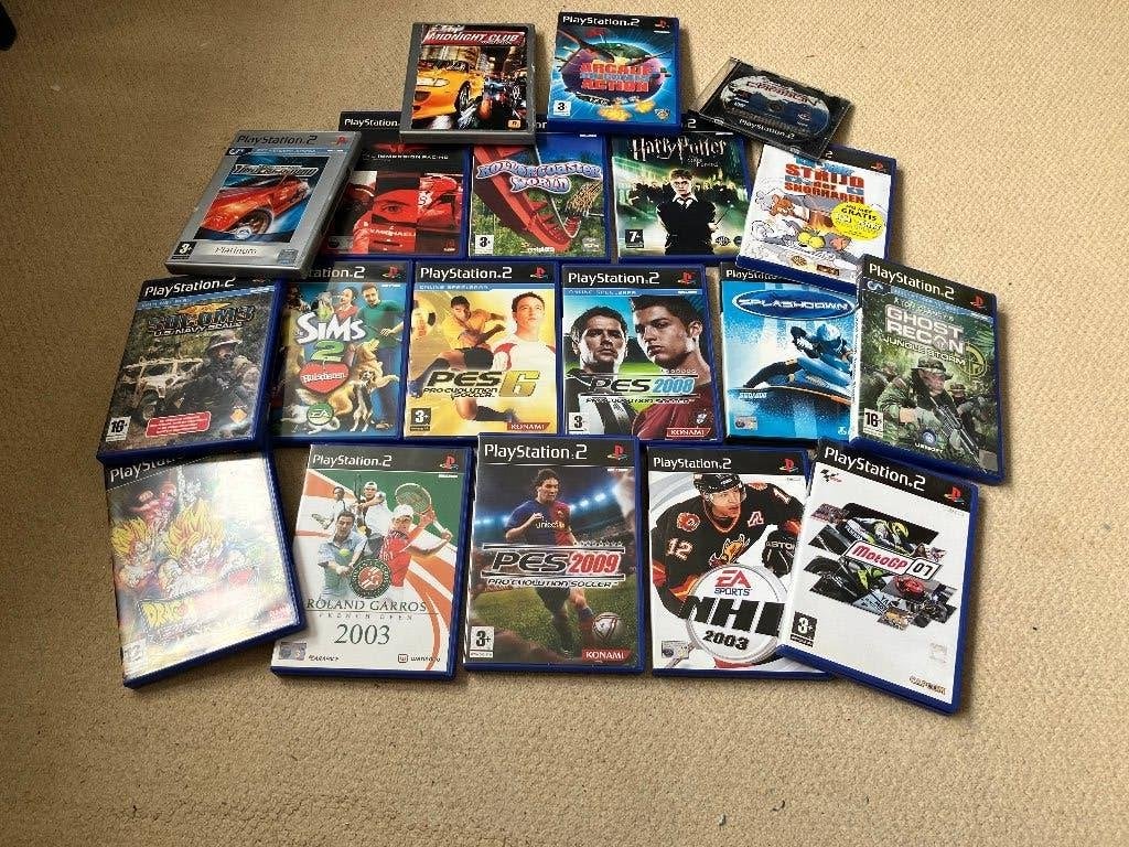 Retro game collectie 19 PS2, 3 PS3 en 6 PC  games., Avontuur en Actie, Gebruikt, 1 speler, Ophalen of Verzenden
