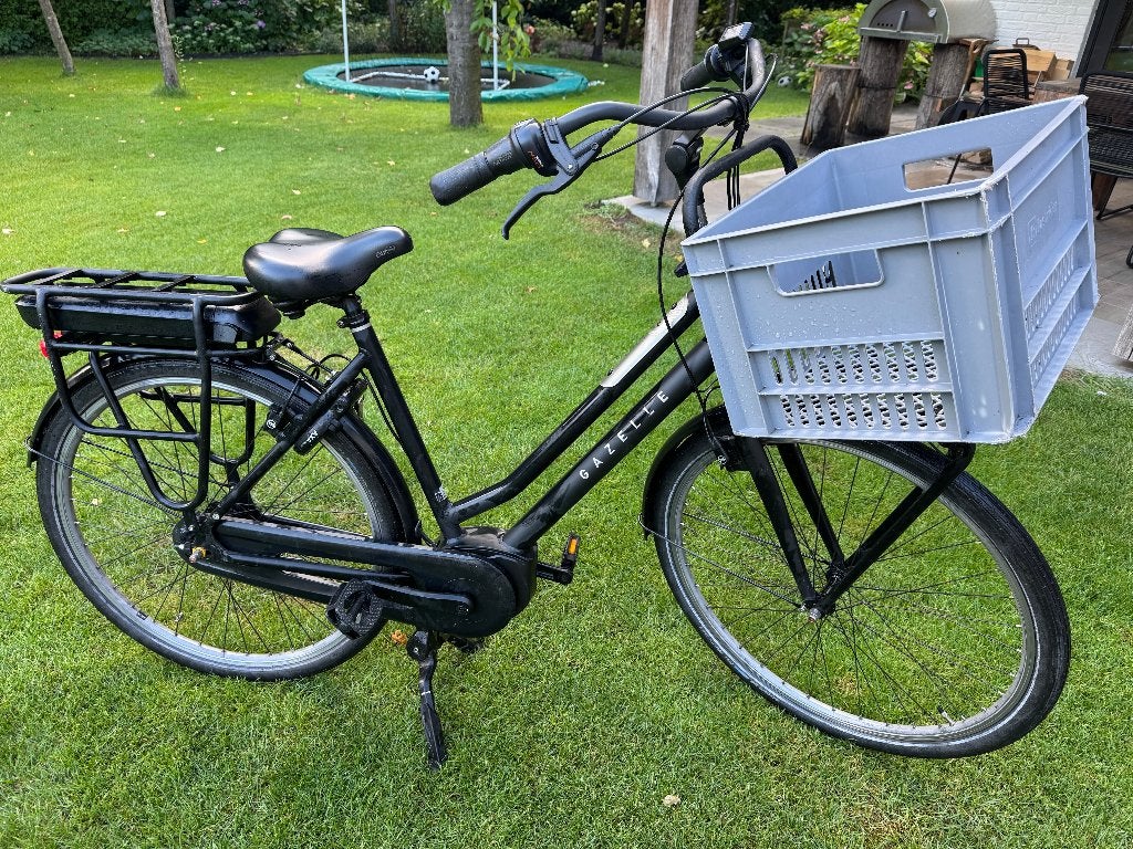 Elektrische fiets Gazelle C7 met Bosch Goud accu 400, Ophalen, Gazelle, Trommelrem, 53 tot 56 cm