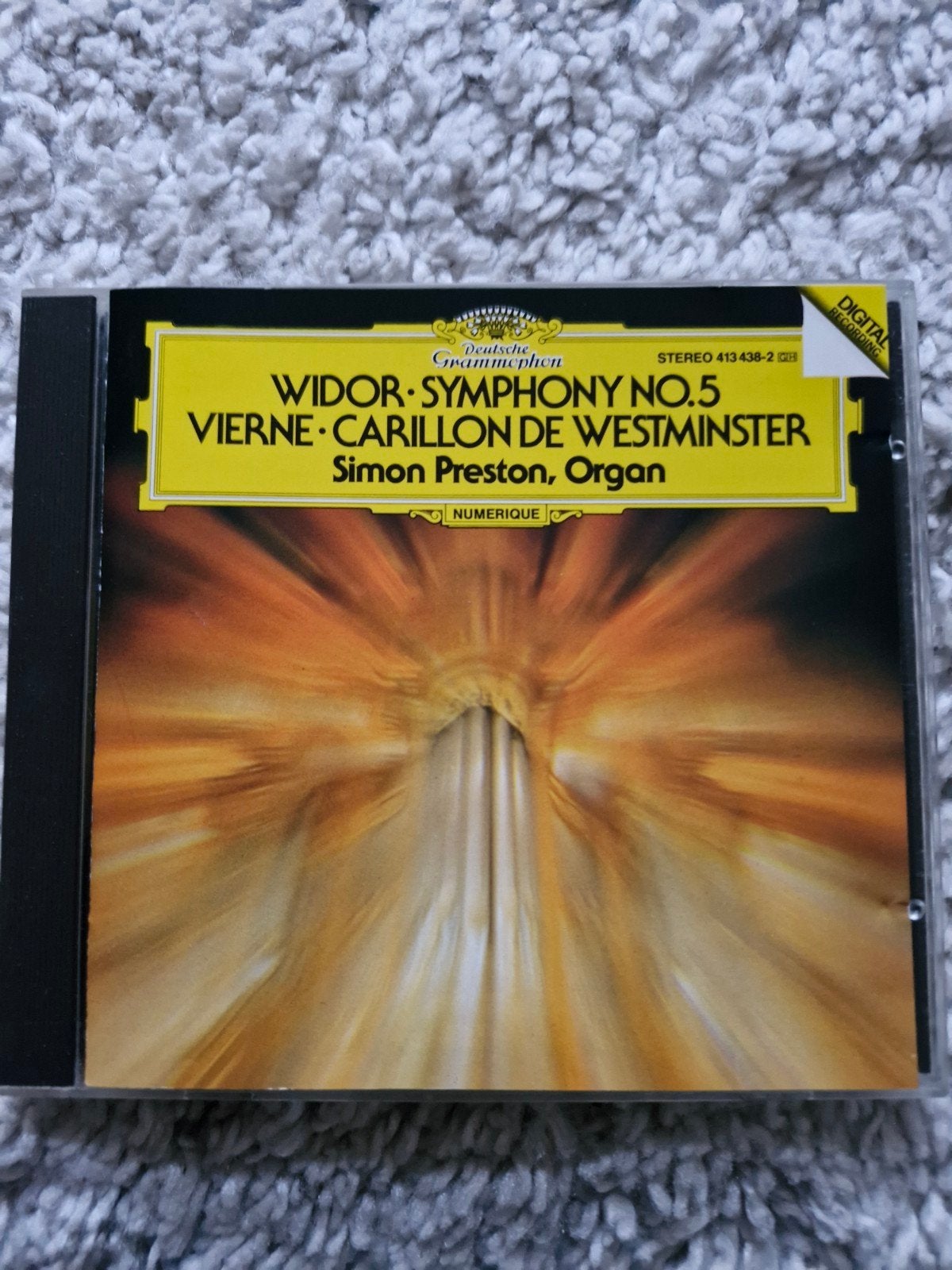 Orgel CD: Simon Preston - Widor, Vierne (Westminster Abbey), Cd's en Dvd's, Gebruikt, Overige componisten, Ophalen of Verzenden