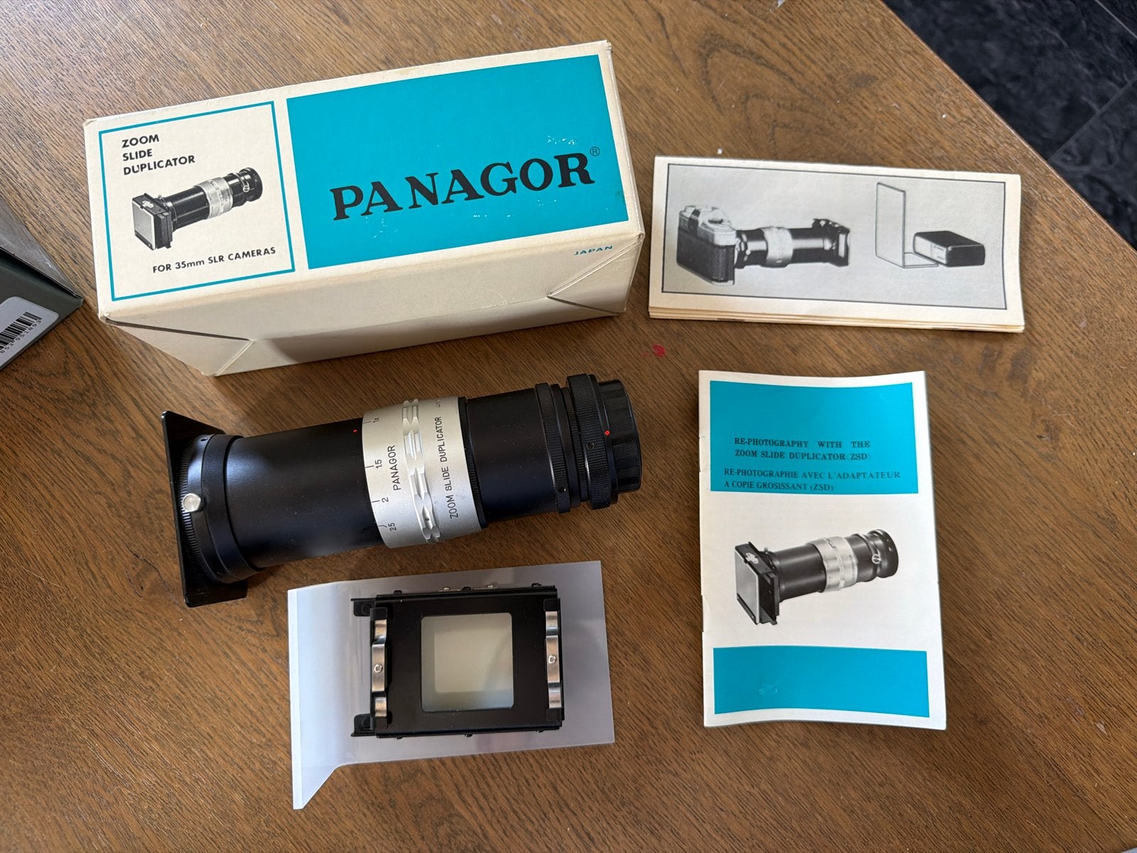 Panagor Zoom Slide Duplicator voor 35mm SLR camera's, Ophalen of Verzenden, Zo goed als nieuw