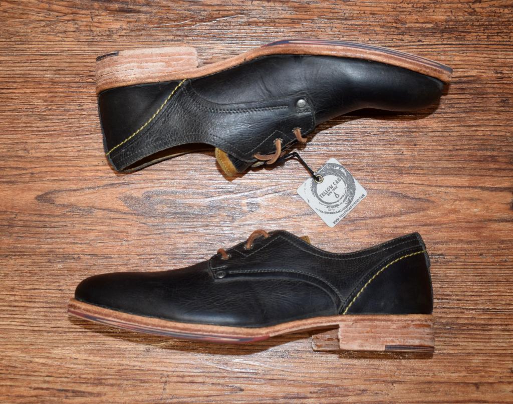 YELLOW CAB - leren herenschoenen black - maat 41, Zwart, Nieuw, Ophalen of Verzenden, Yellow Cab