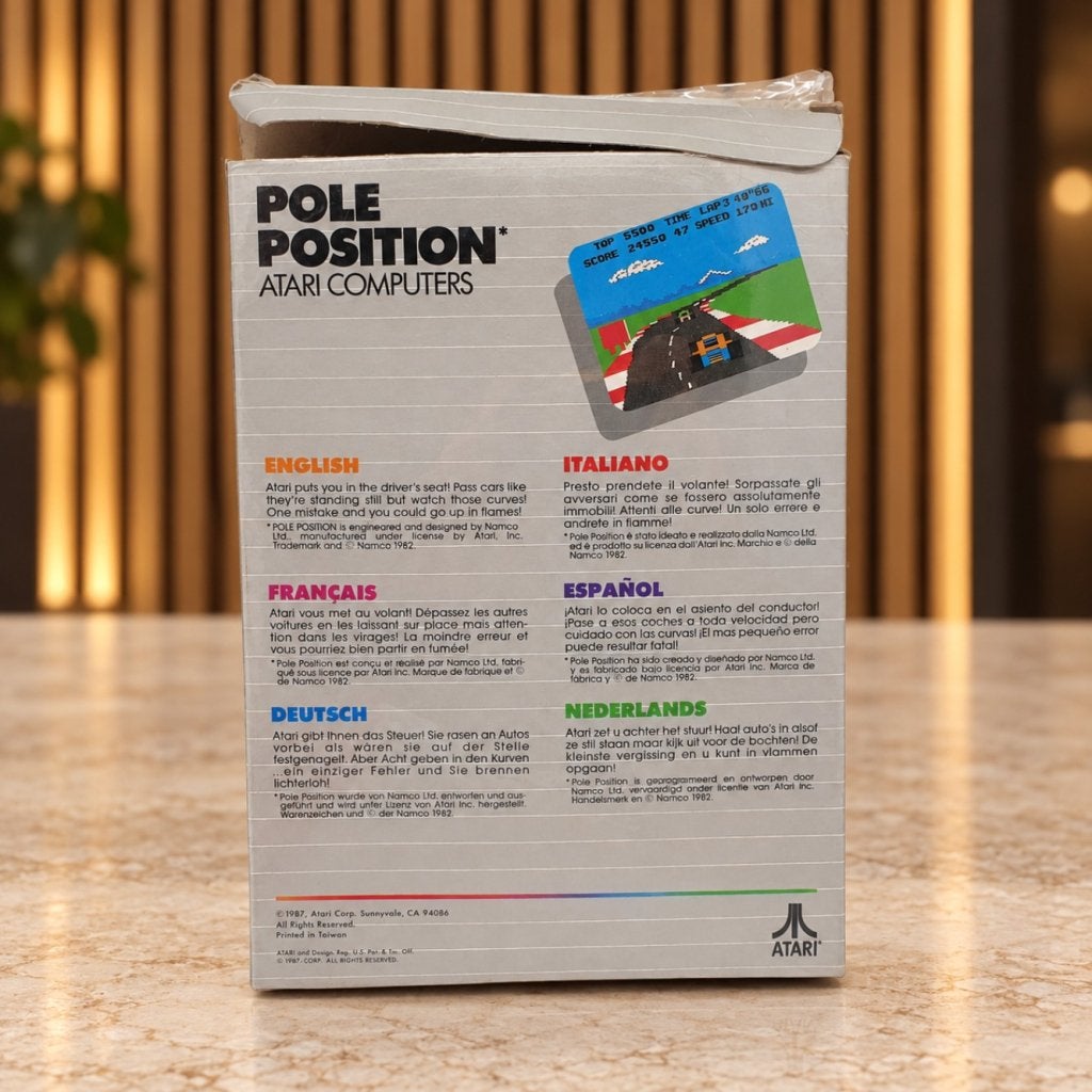 Pole Position Atari Computers Game - In Nette Staat, Atari, Zo goed als nieuw, Support@atari.com, Atari SA
78 Rue Taitbout
75009 Paris,
France