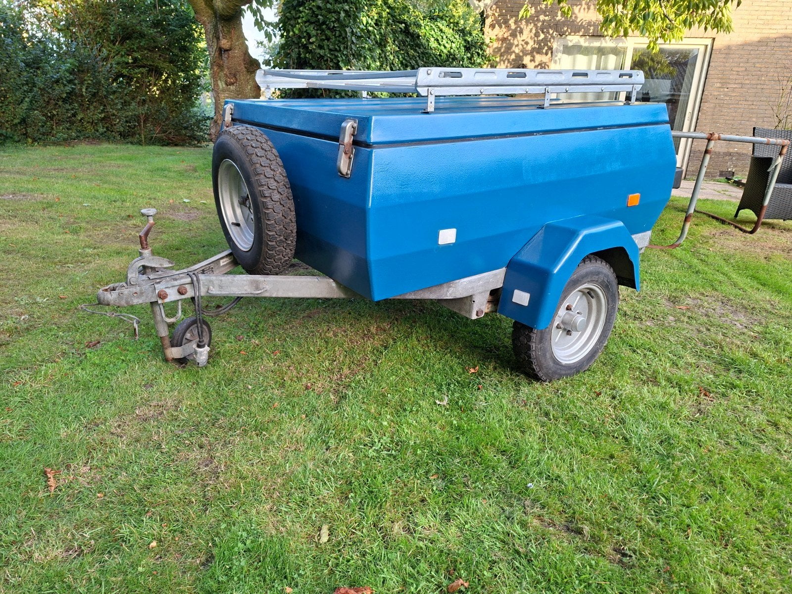 Compacte VEB Stema HP 350 aanhangwagen - Made in DDR, Ophalen of Verzenden, Gebruikt