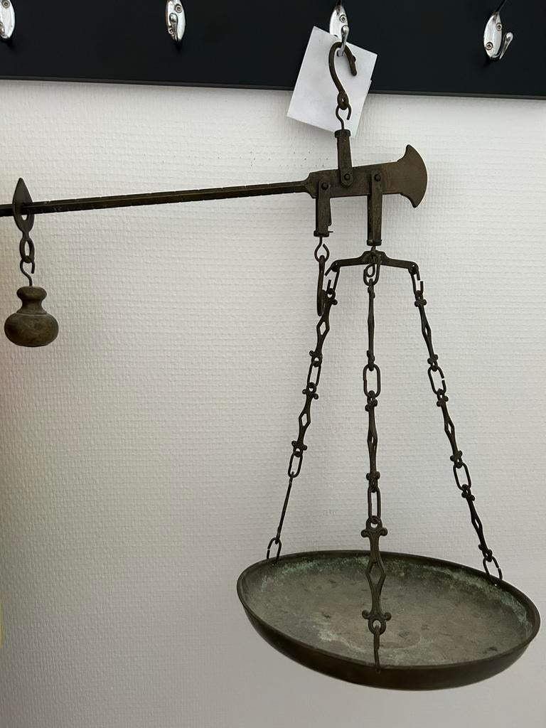 Koperen weegschalen, Ophalen, Koper